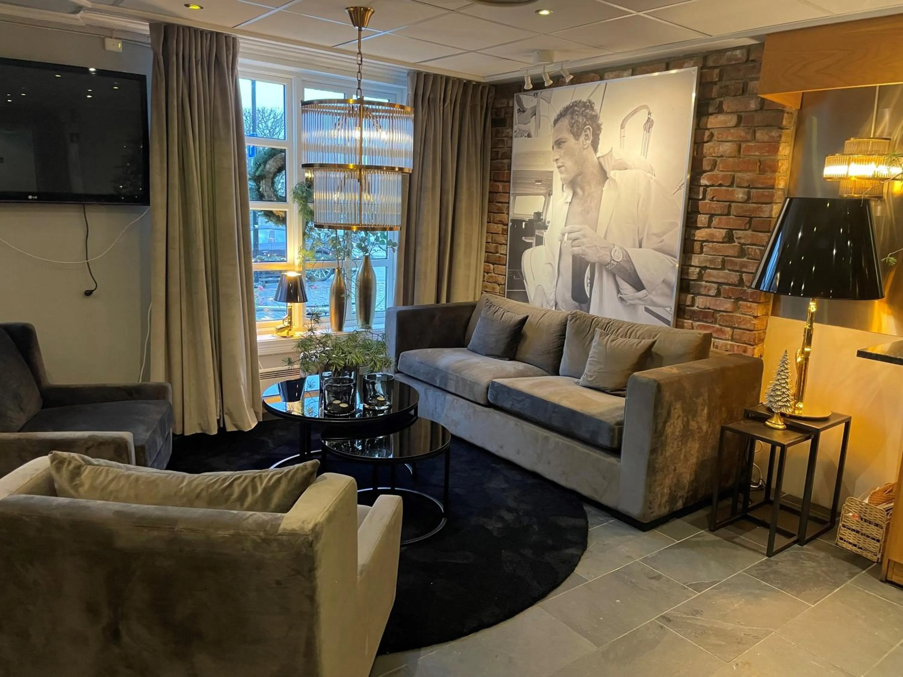 Lobby or reception in Tvedestrand Fjordhotell - Unike Hoteller