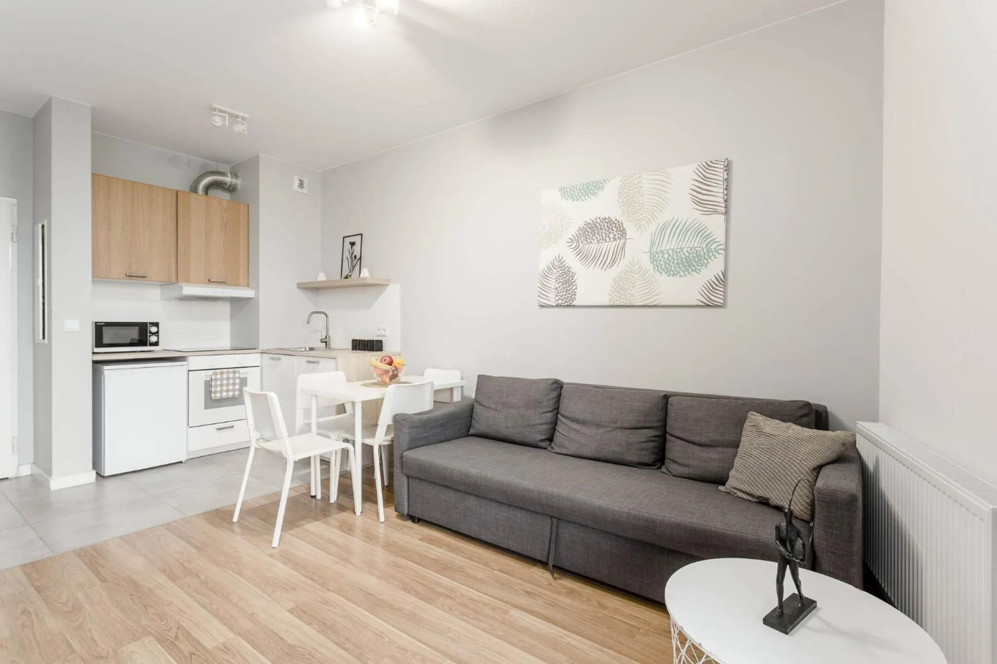 Kitchen or kitchenette in Chill Apartments Airport Apartments