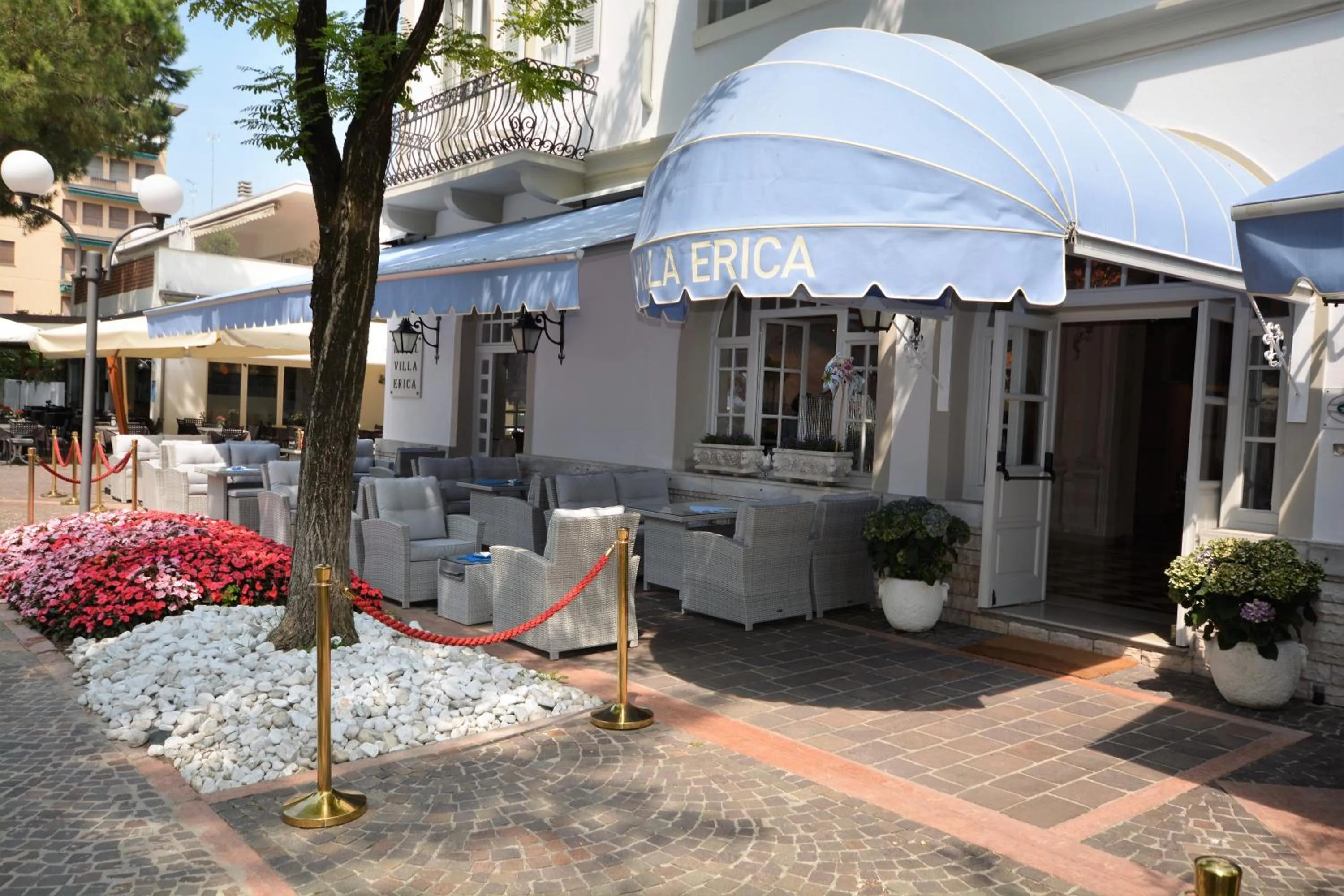 Patio in Hotel Villa Erica