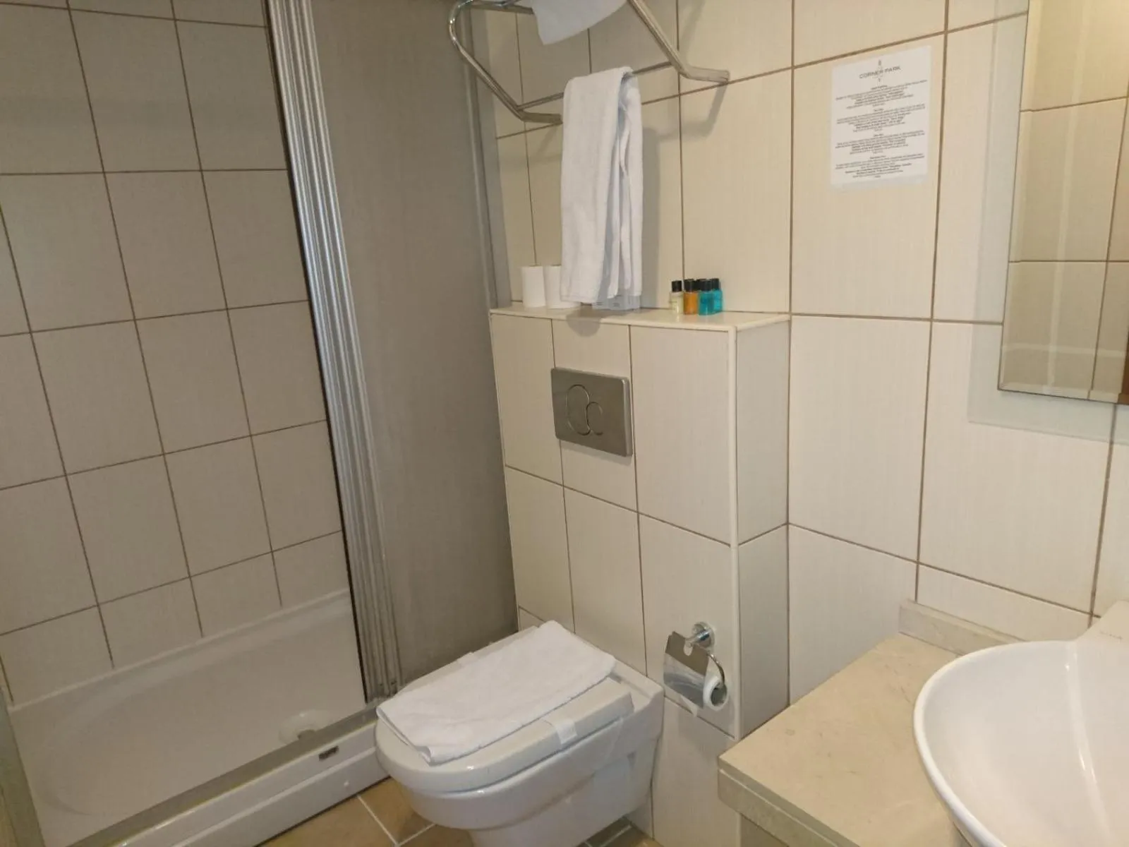 Bathroom in The Corner Park Hotel