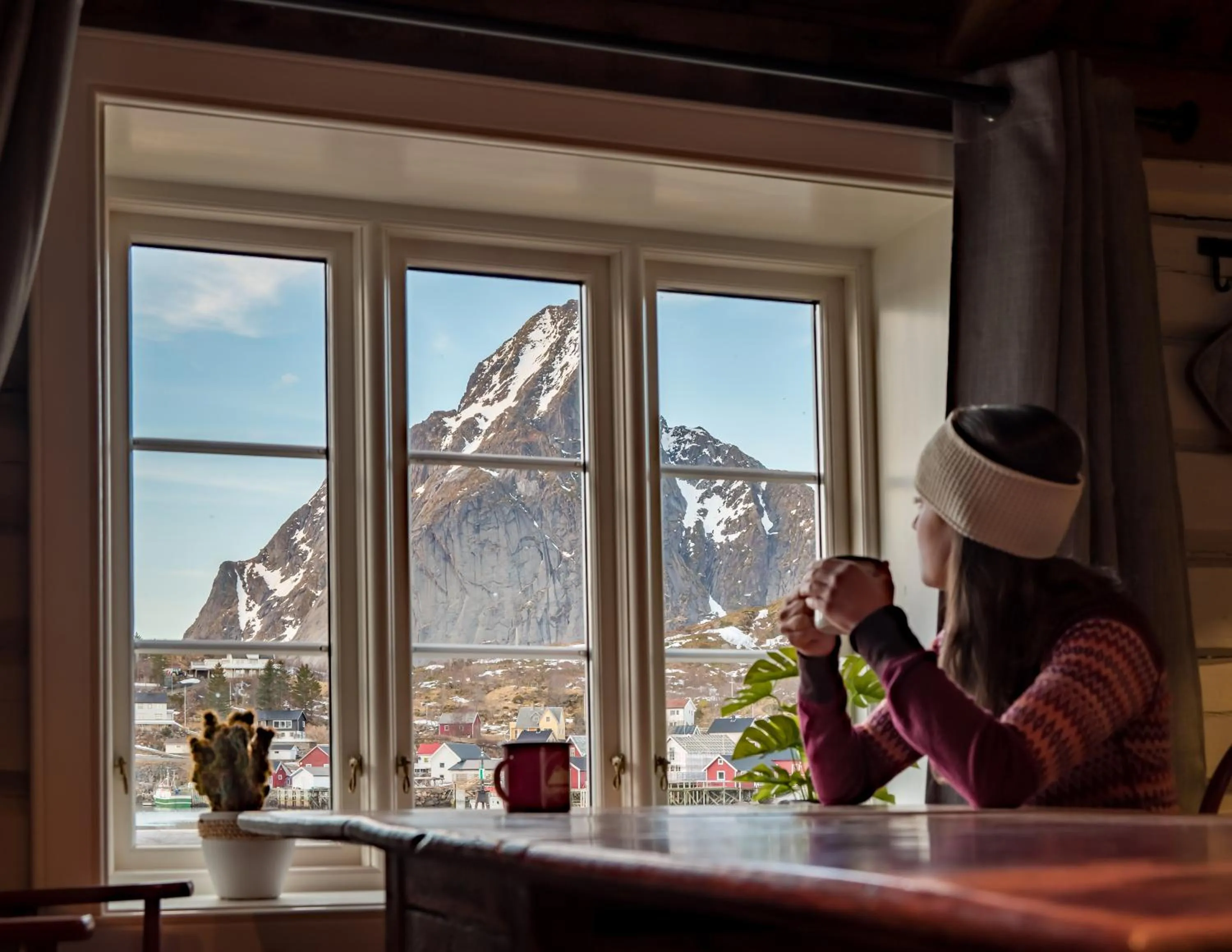 Natural landscape in Reine Rorbuer - by Classic Norway Hotels