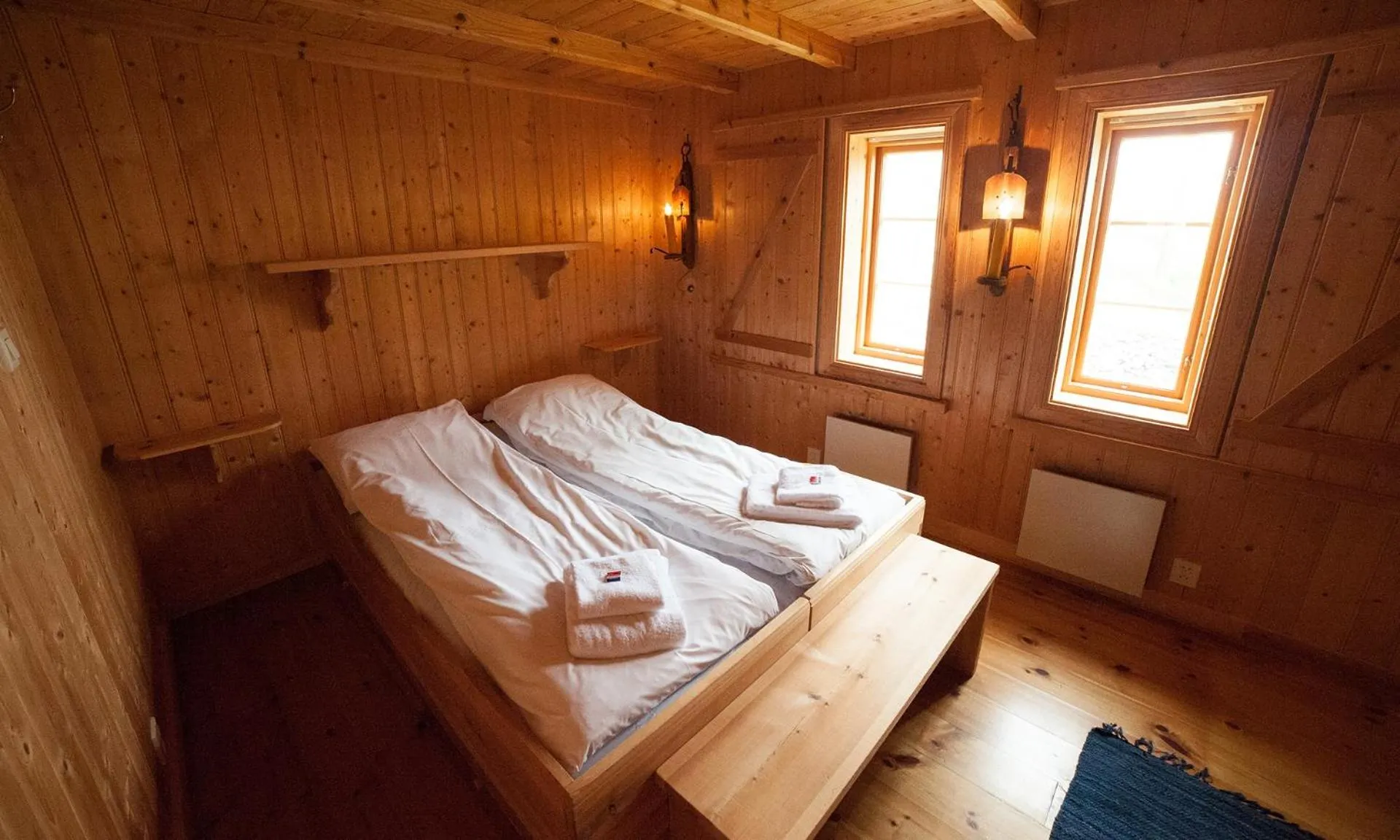 Bedroom, Bed in Reine Rorbuer - by Classic Norway Hotels