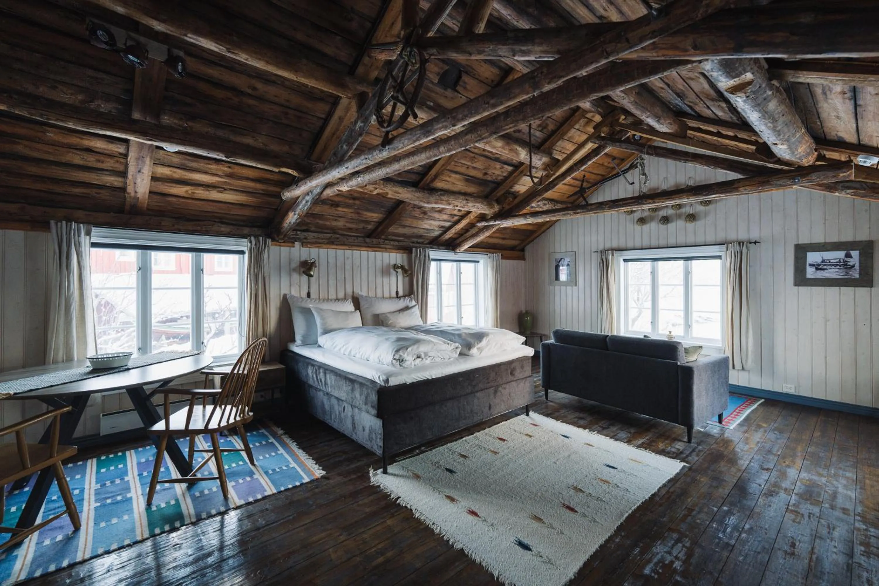 Photo of the whole room in Reine Rorbuer - by Classic Norway Hotels