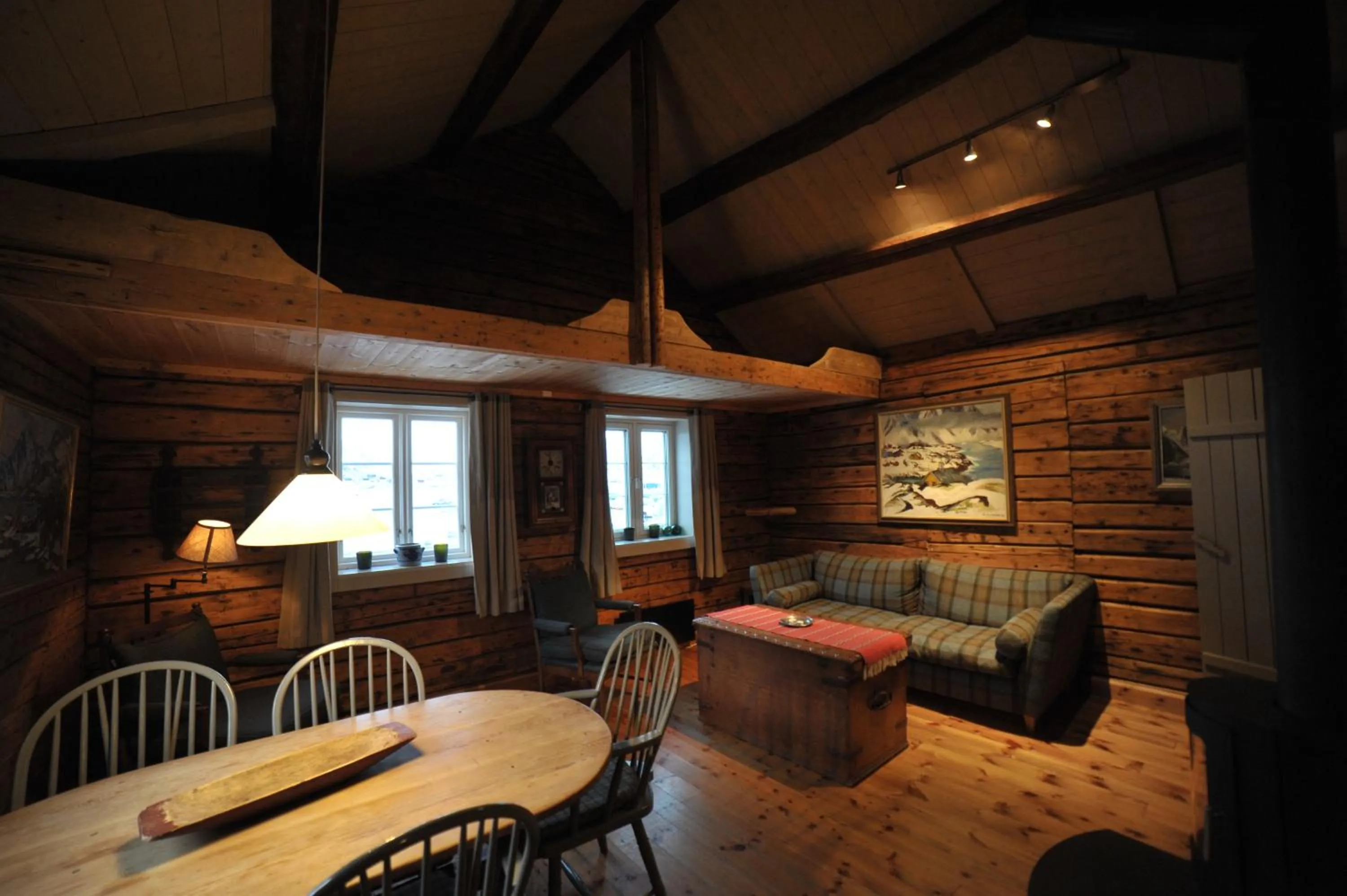 Living room in Reine Rorbuer - by Classic Norway Hotels