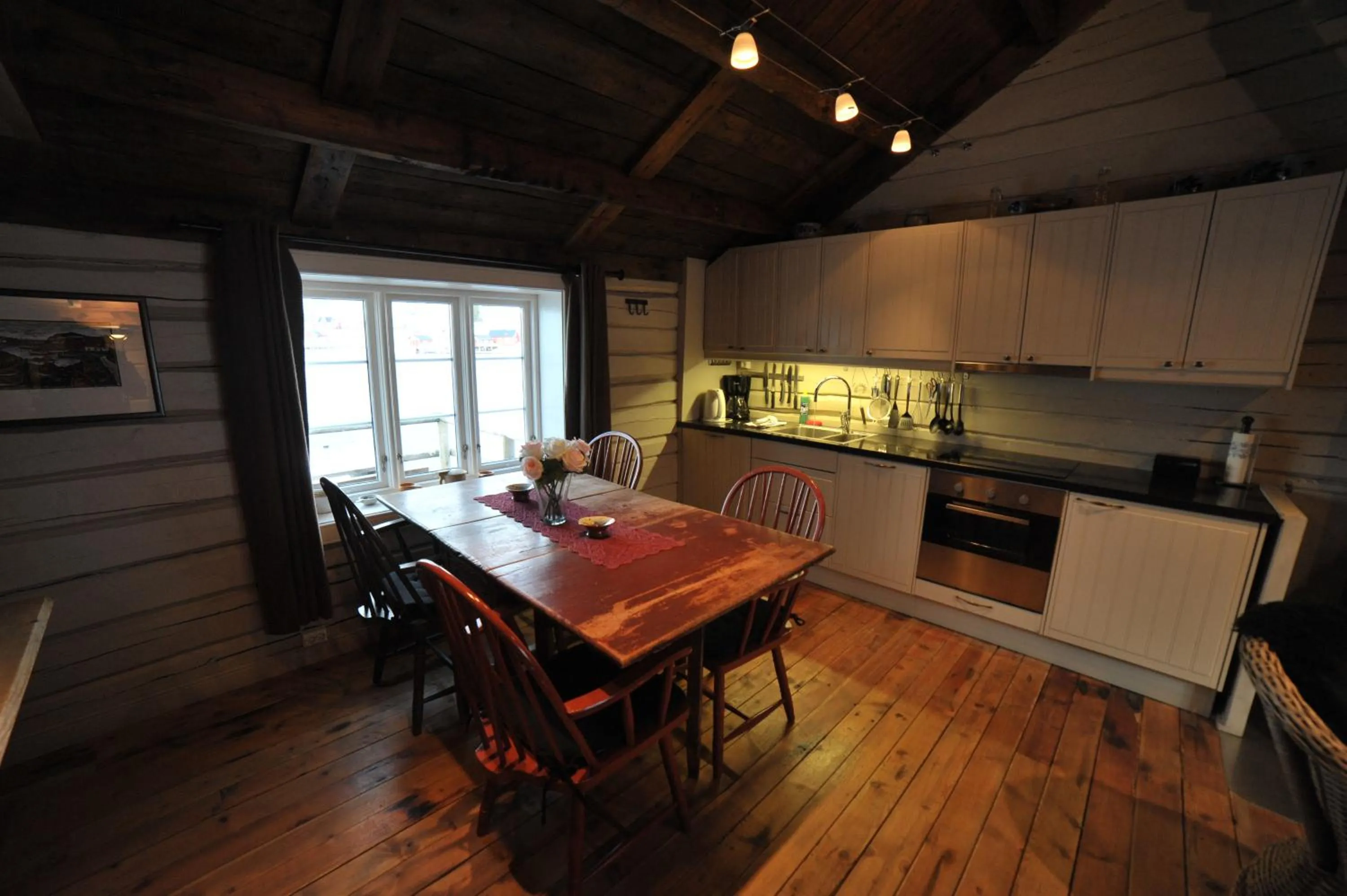 kitchen in Reine Rorbuer - by Classic Norway Hotels