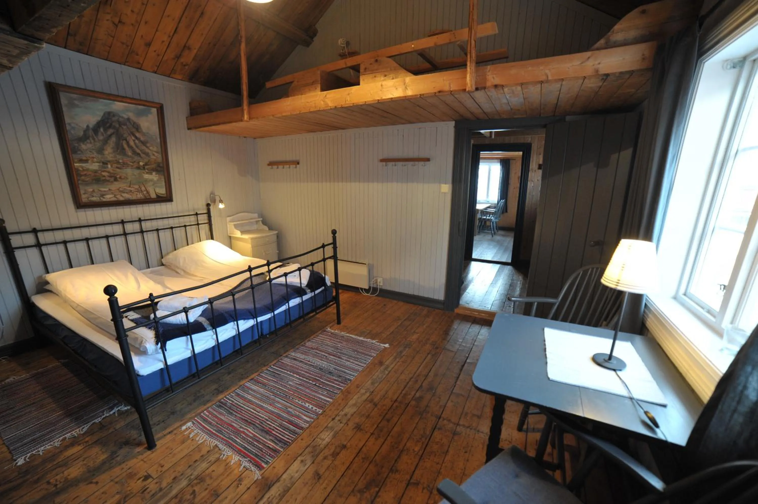 Bedroom, Bed in Reine Rorbuer - by Classic Norway Hotels