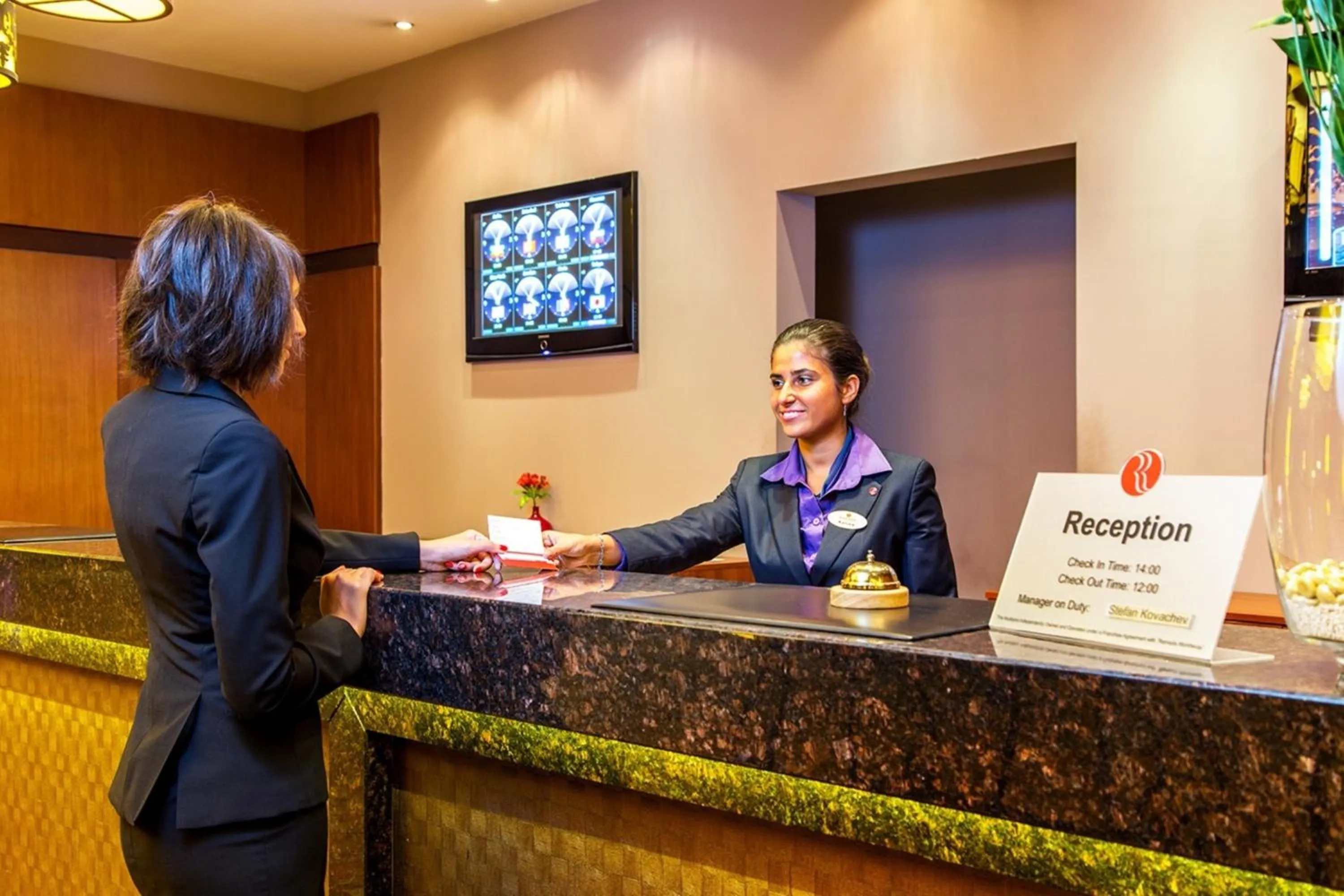 Lobby or reception in Ramada by Wyndham Sofia City Center