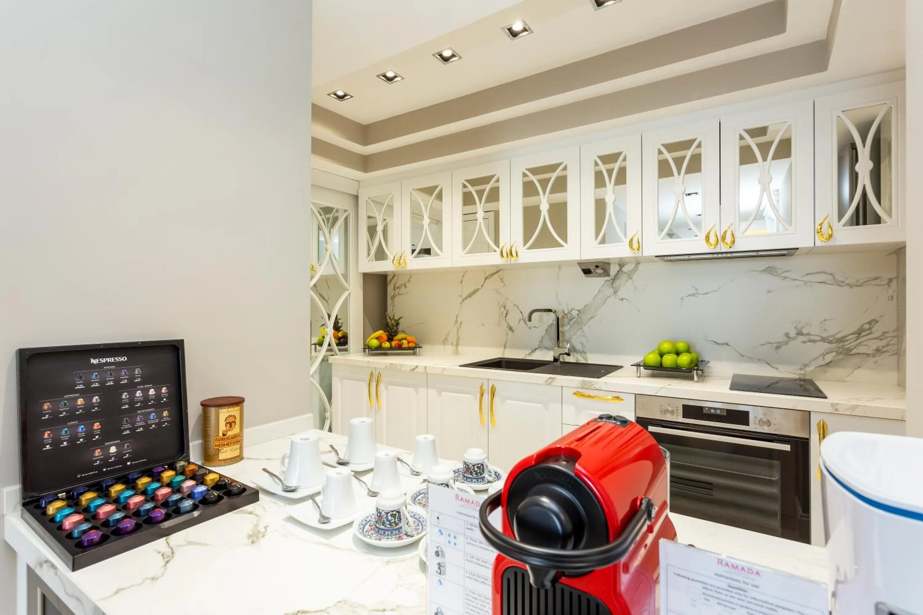 Kitchen or kitchenette in Ramada by Wyndham Sofia City Center