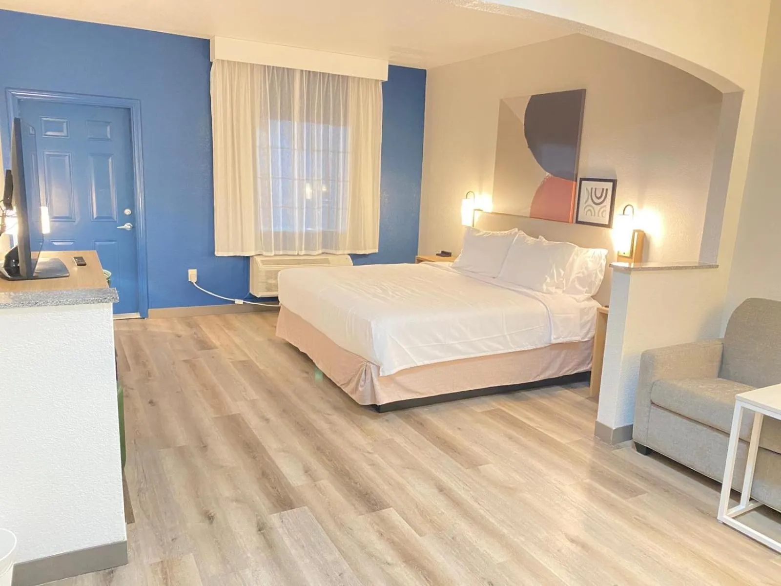 Bed in Spark By Hilton Galveston