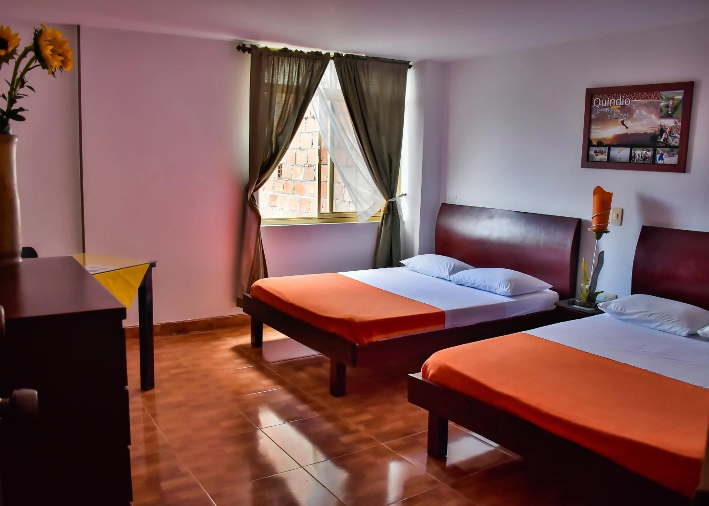 Bed in Hotel La Terraza