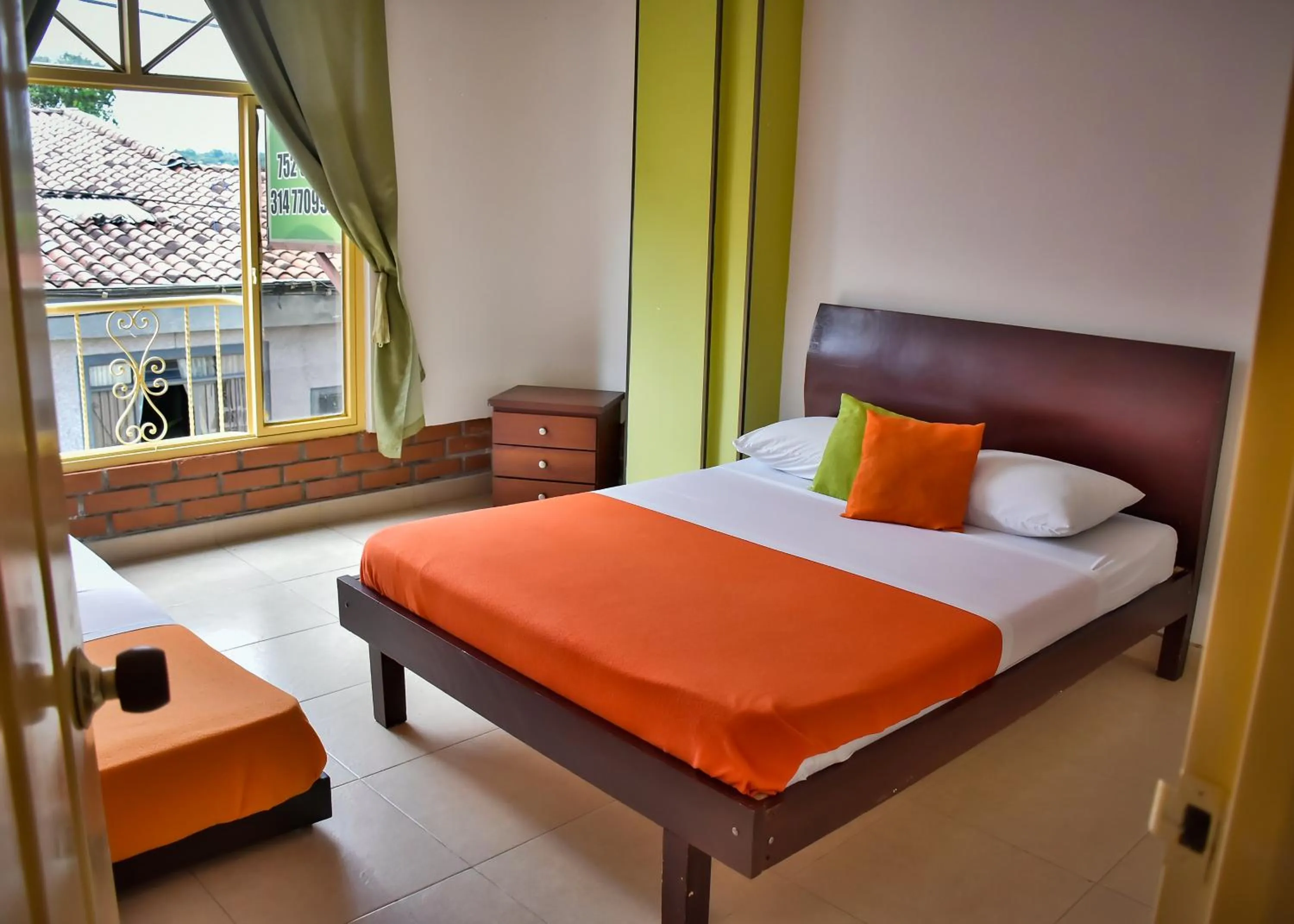 Bed in Hotel La Terraza