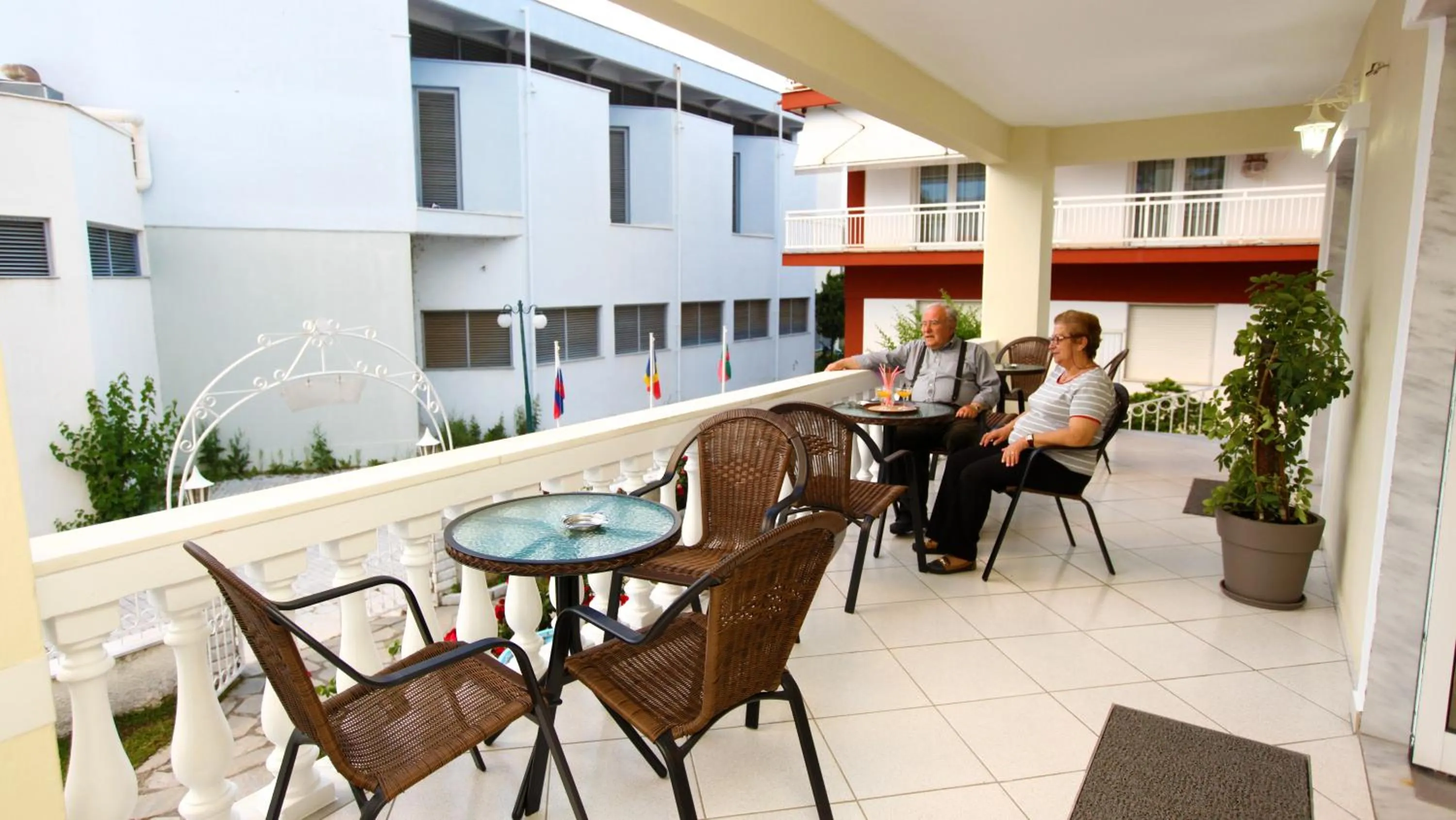 Balcony/Terrace in Philoxenia Inn
