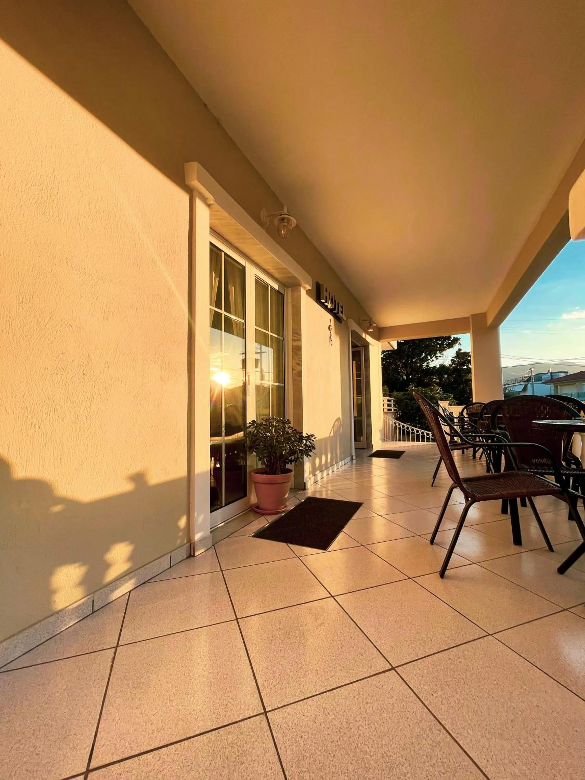 Balcony/Terrace in Philoxenia Inn