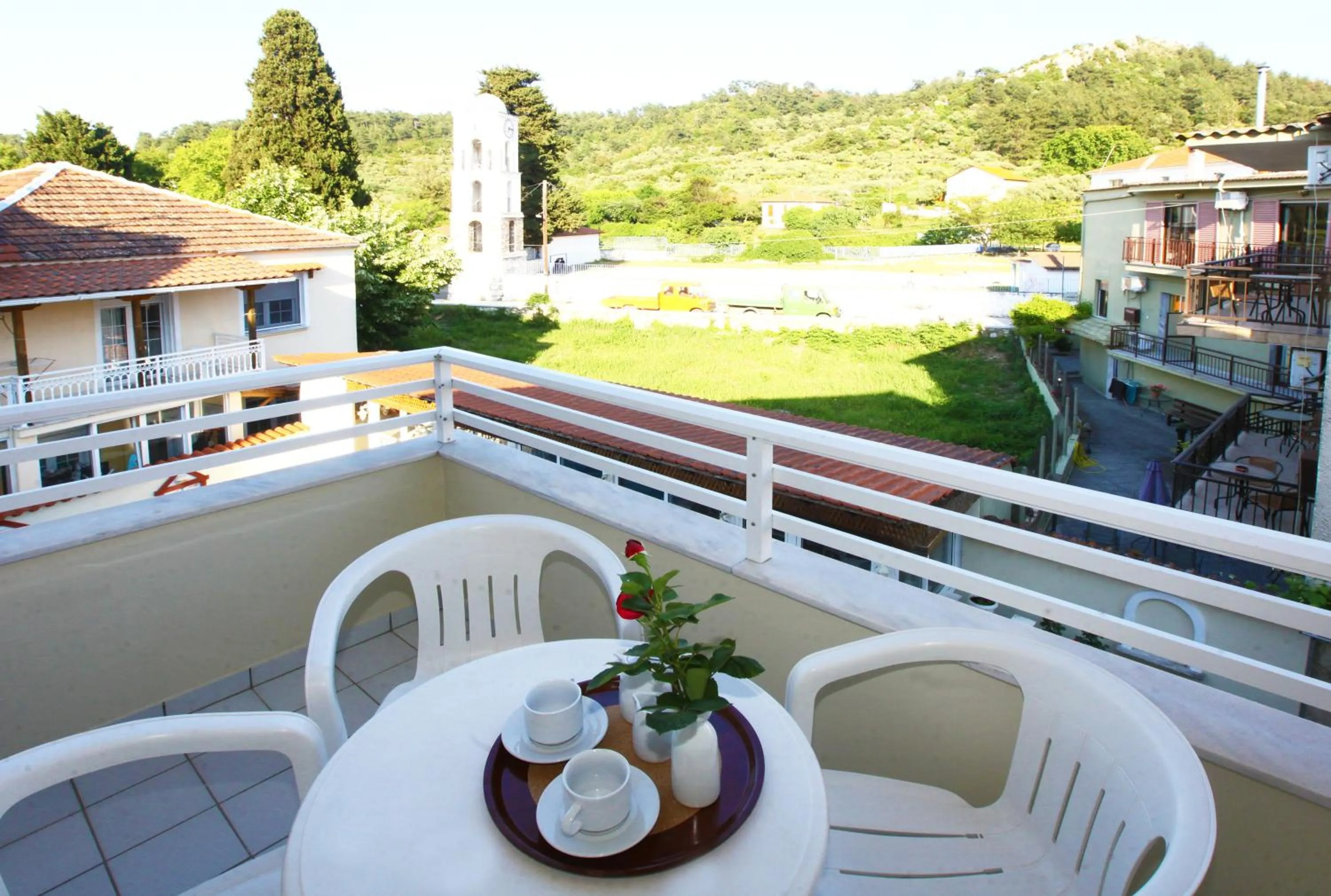 Balcony/Terrace in Philoxenia Inn