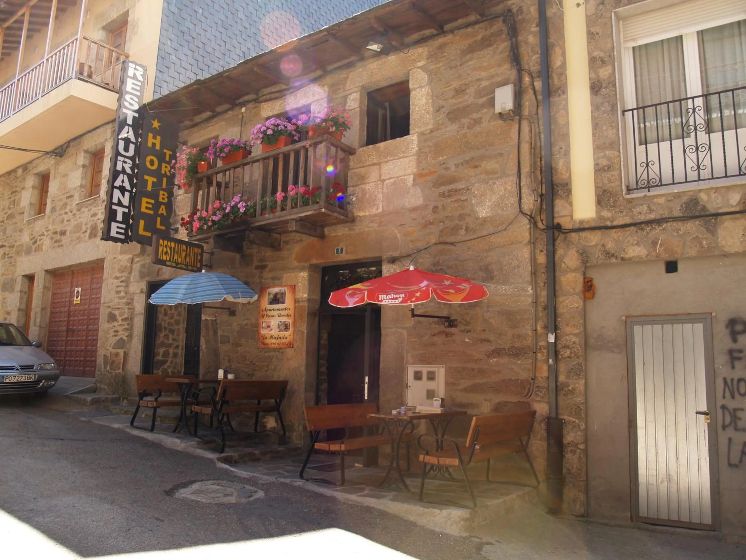 Patio in Hostal Tribal