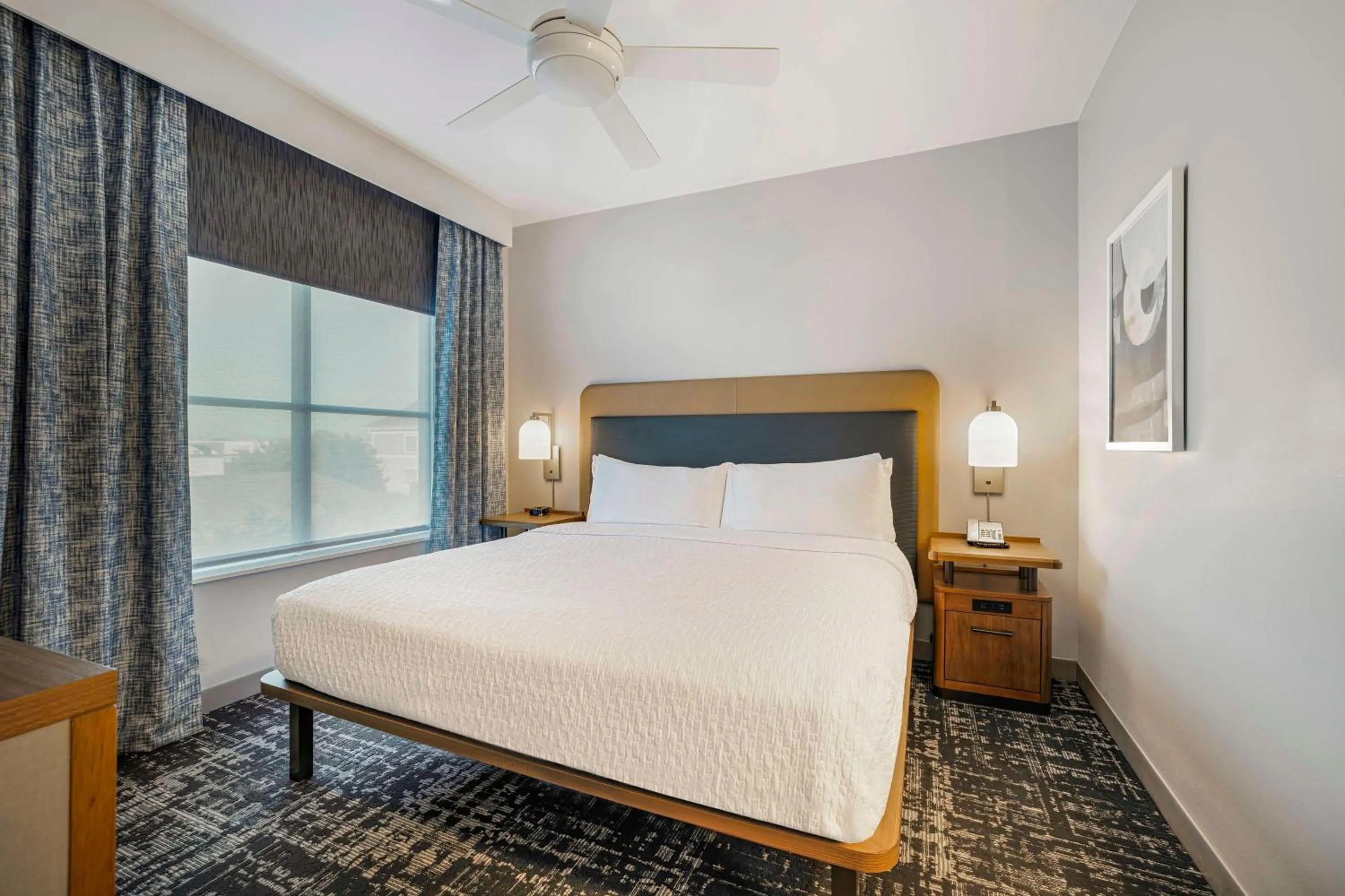 Bed in Homewood Suites by Hilton Plano-Richardson