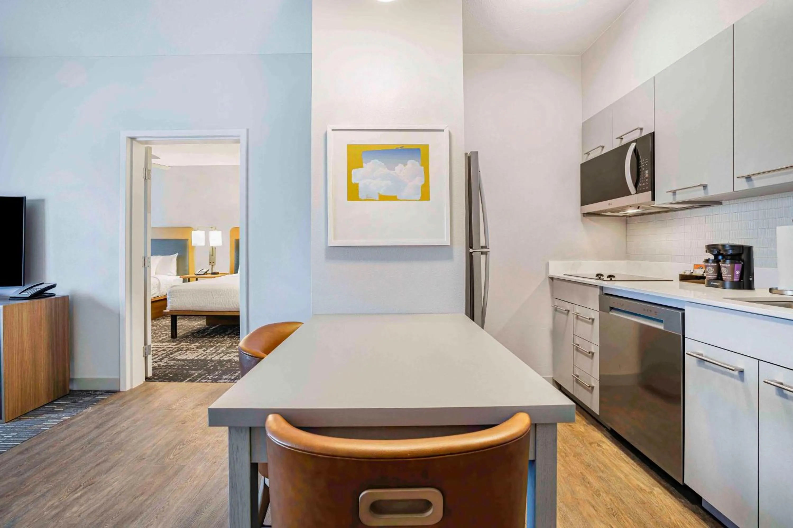 Kitchen or kitchenette in Homewood Suites by Hilton Plano-Richardson