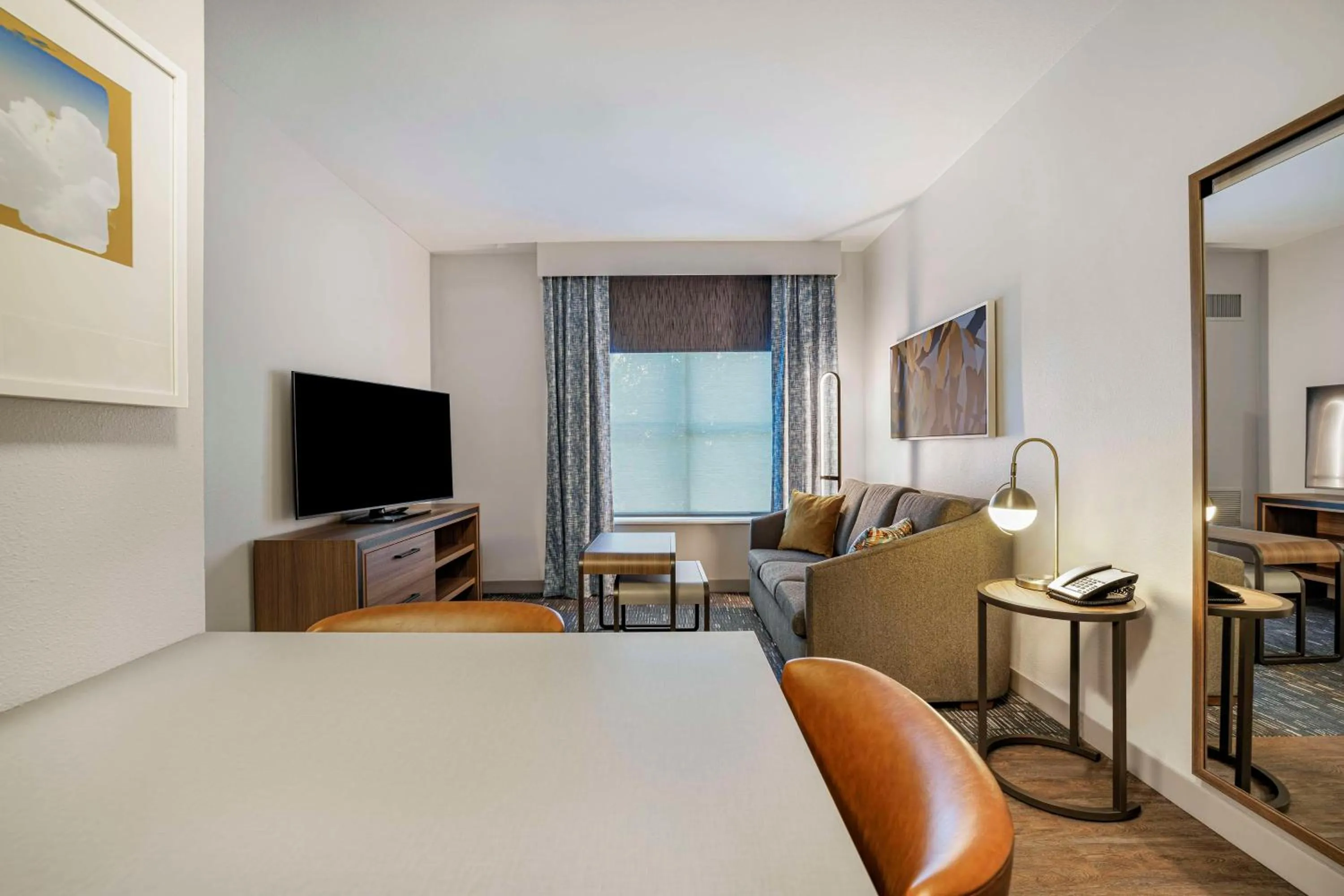 Living room in Homewood Suites by Hilton Plano-Richardson