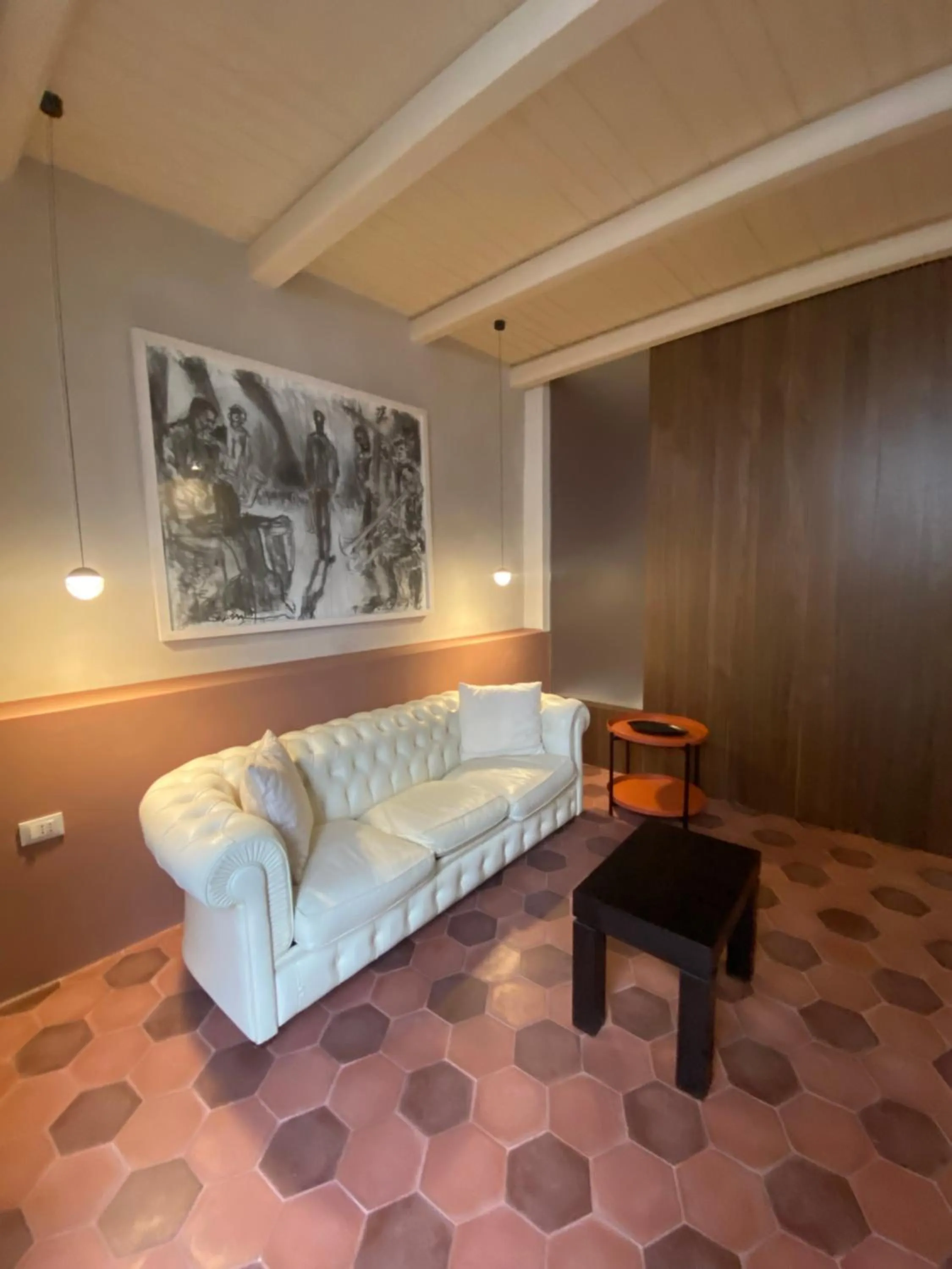 Living room in Palazzo Brunaccini Boutique Hotel