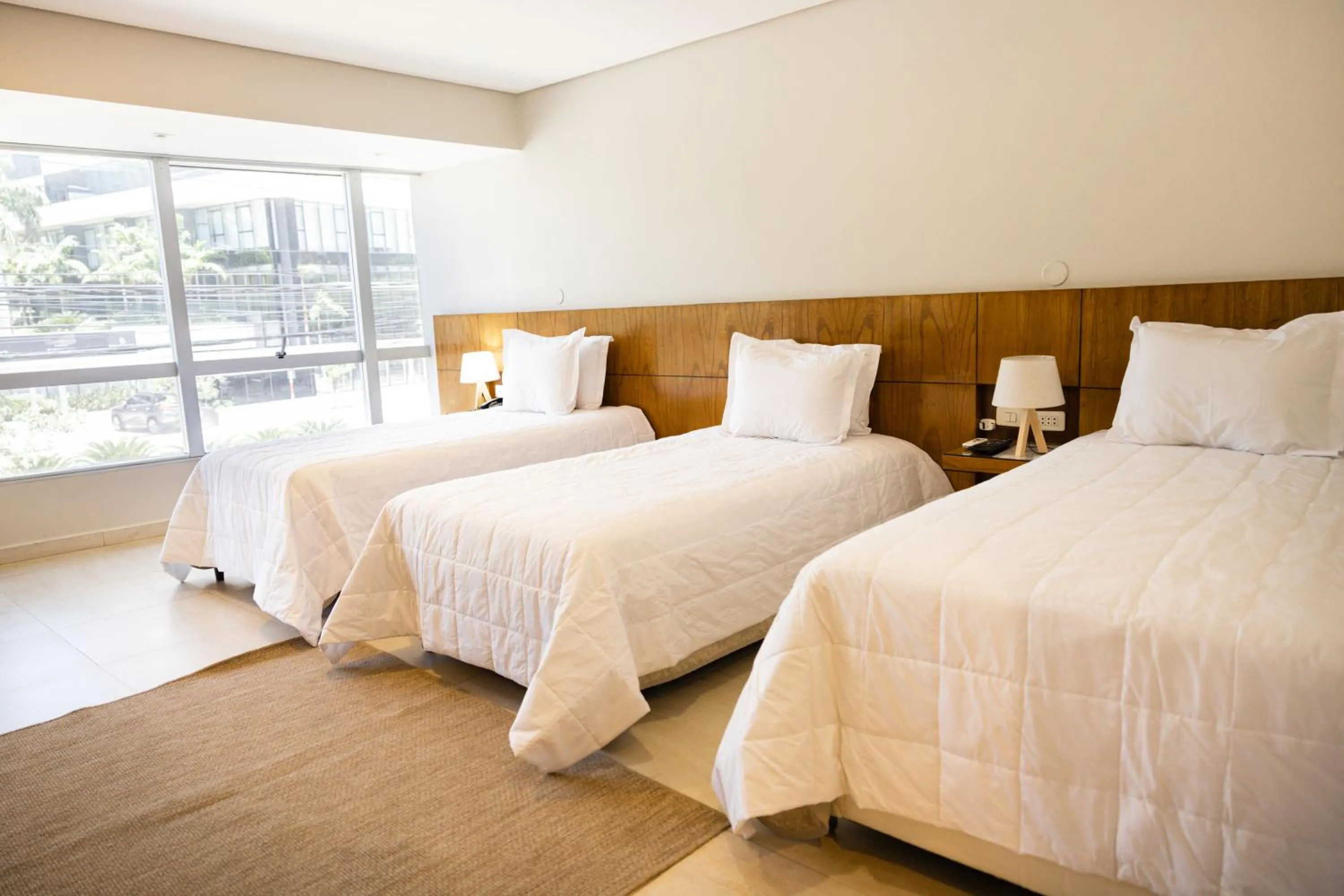 Bed in Hotel Le Pelican