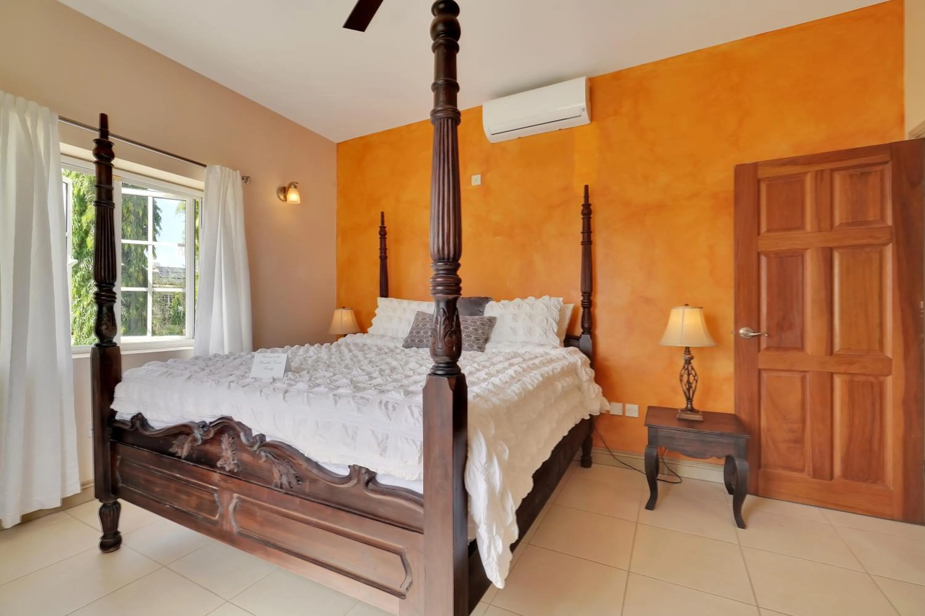 Bed in Mandela Court Suites Grenada