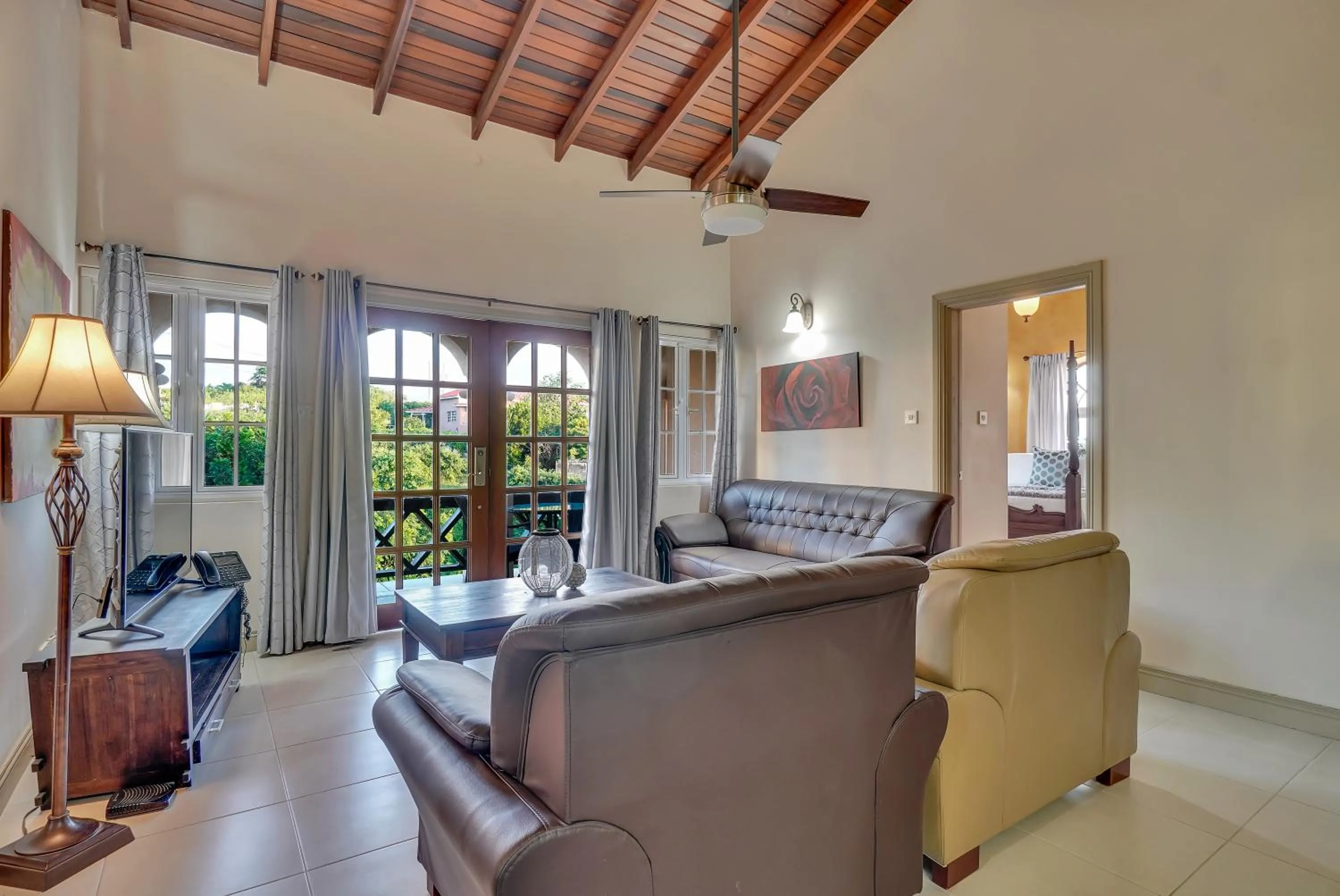 TV and multimedia in Mandela Court Suites Grenada