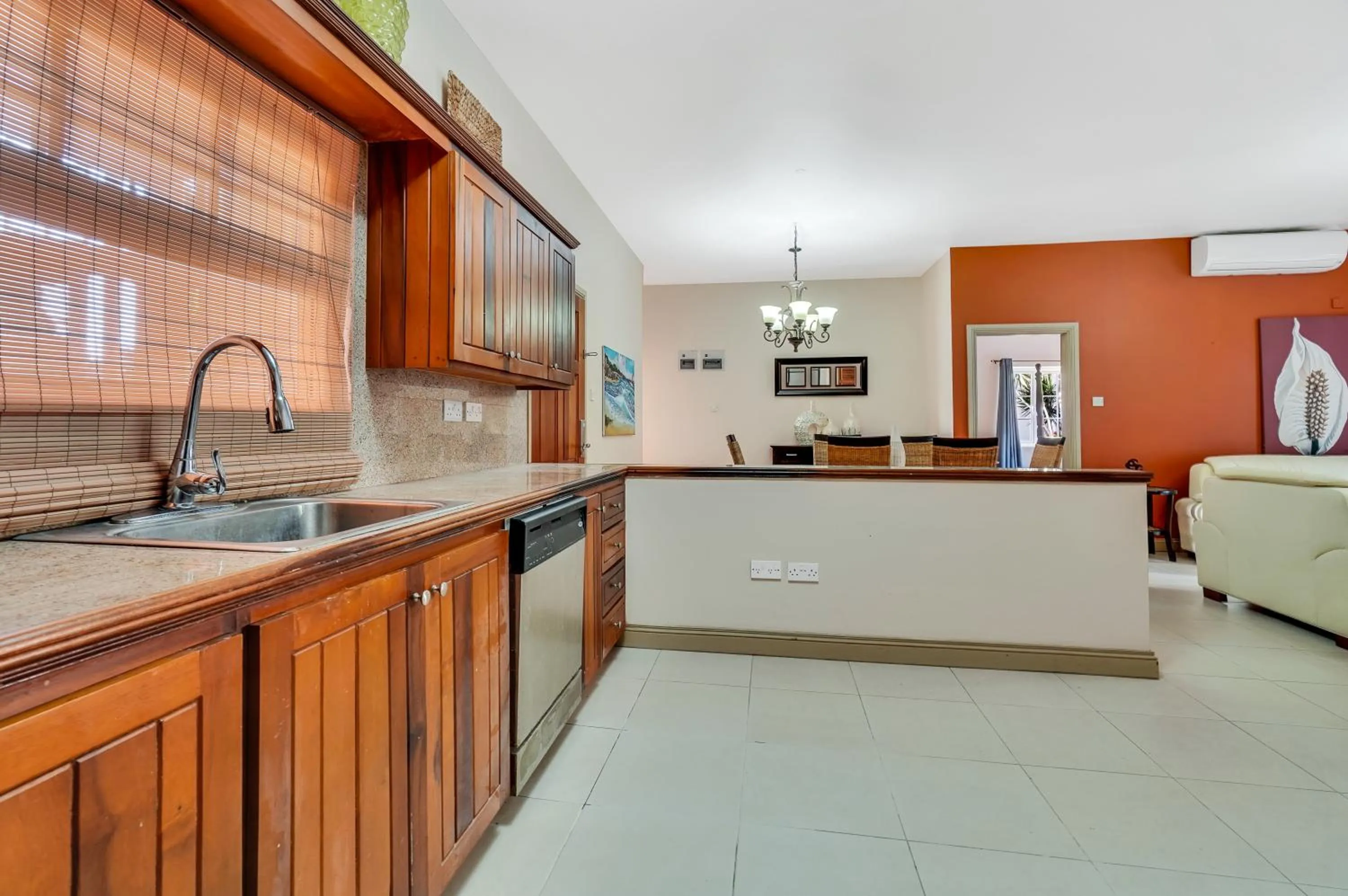 Kitchen or kitchenette in Mandela Court Suites Grenada