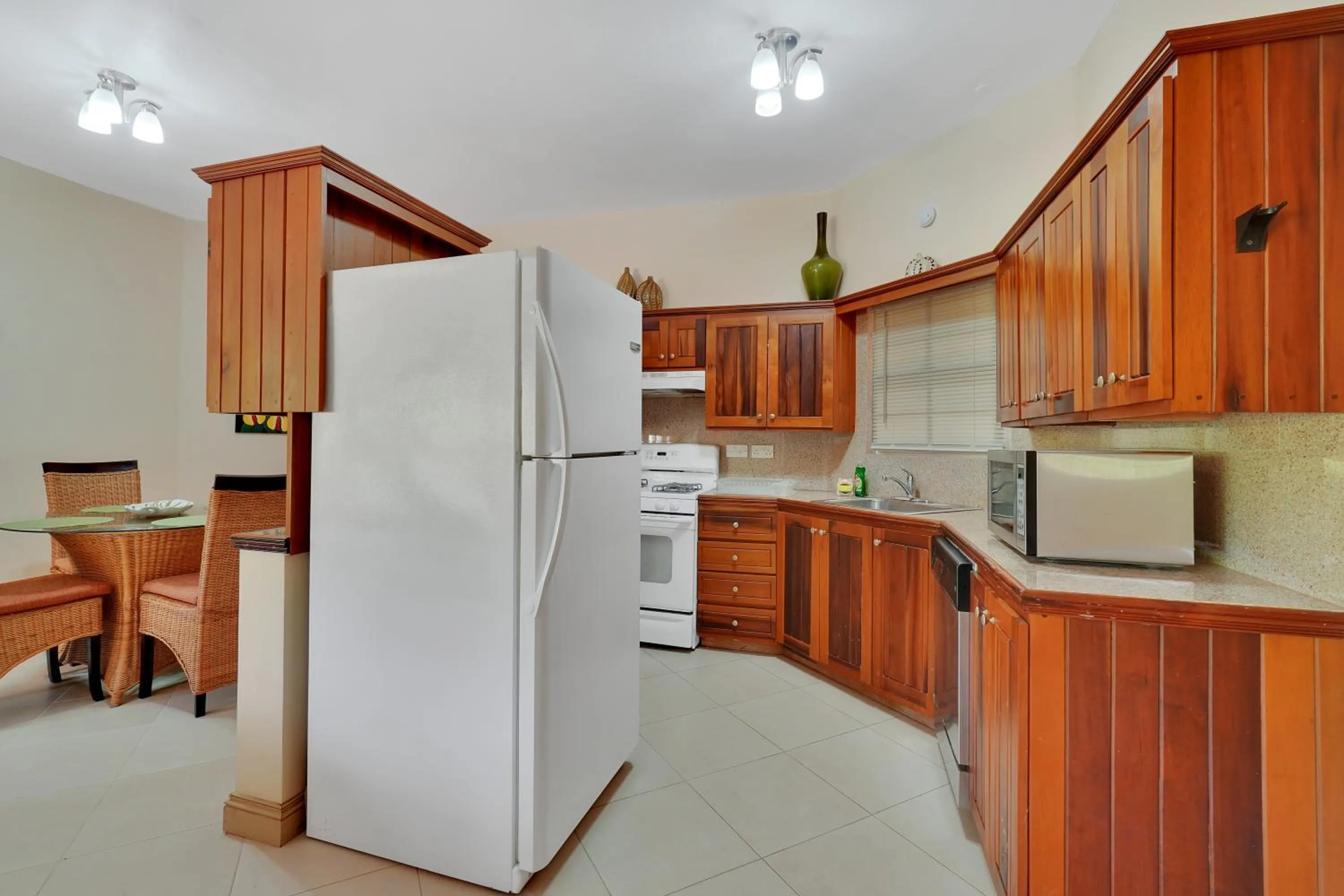 Kitchen or kitchenette in Mandela Court Suites Grenada