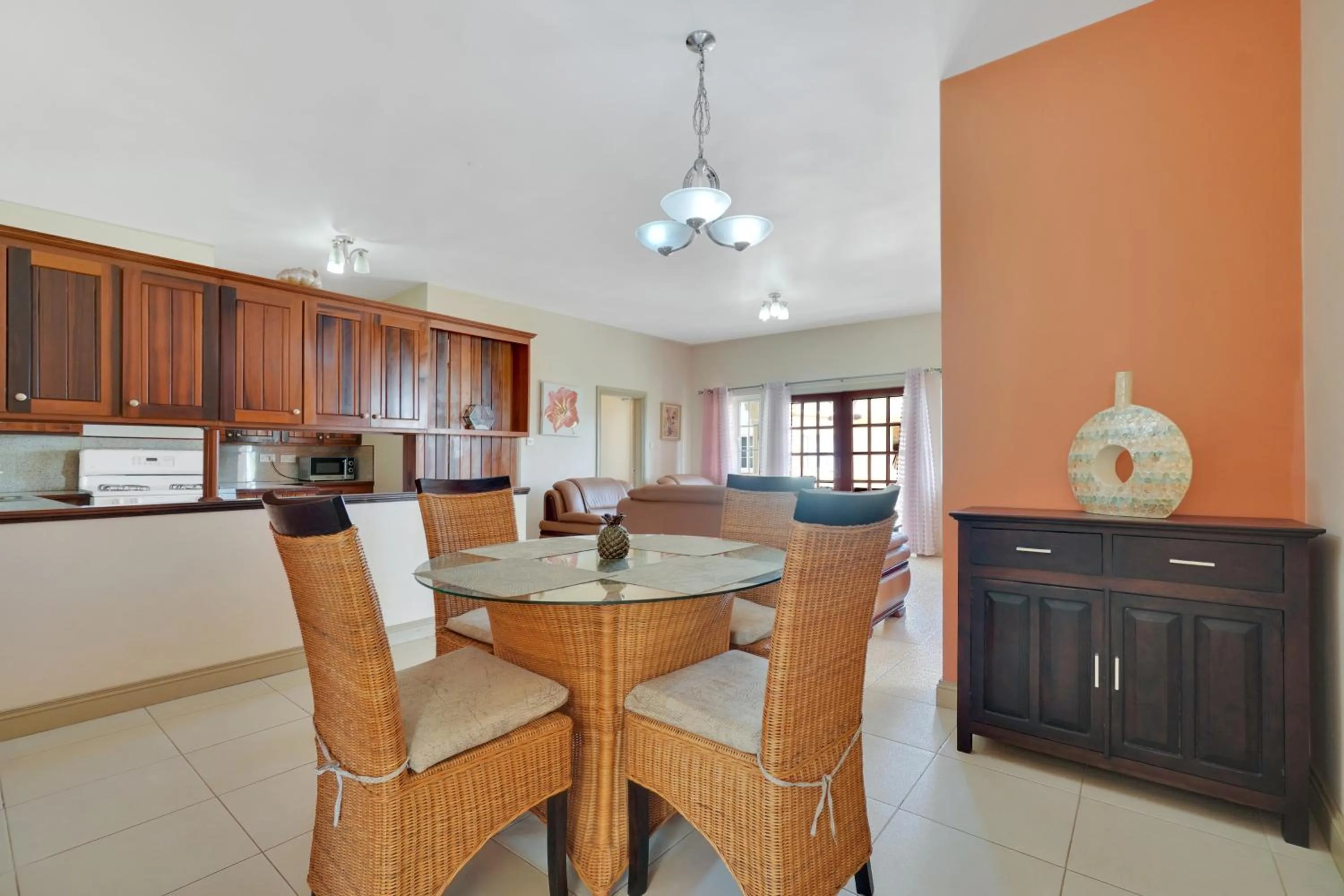 Kitchen or kitchenette in Mandela Court Suites Grenada