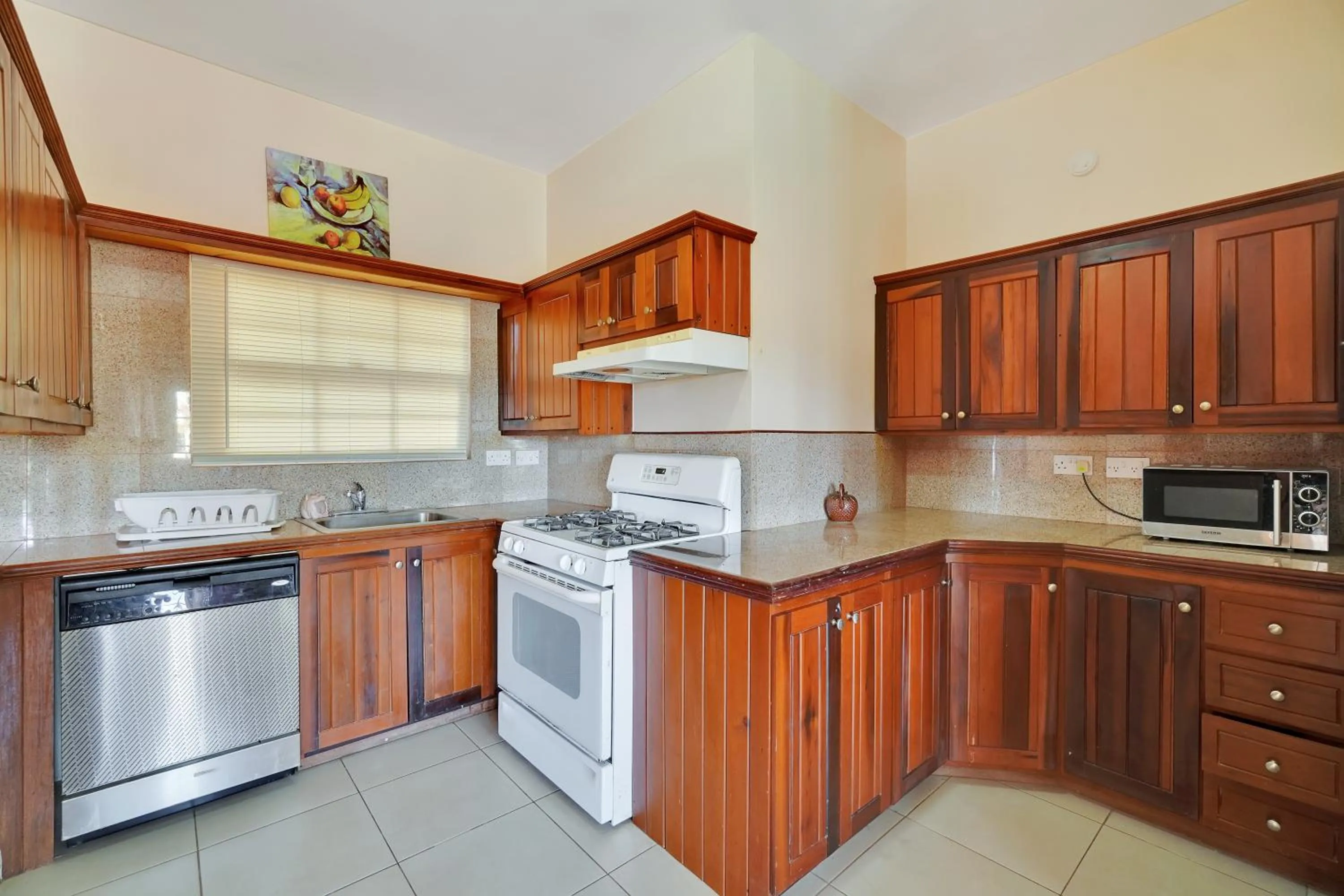 Kitchen or kitchenette in Mandela Court Suites Grenada