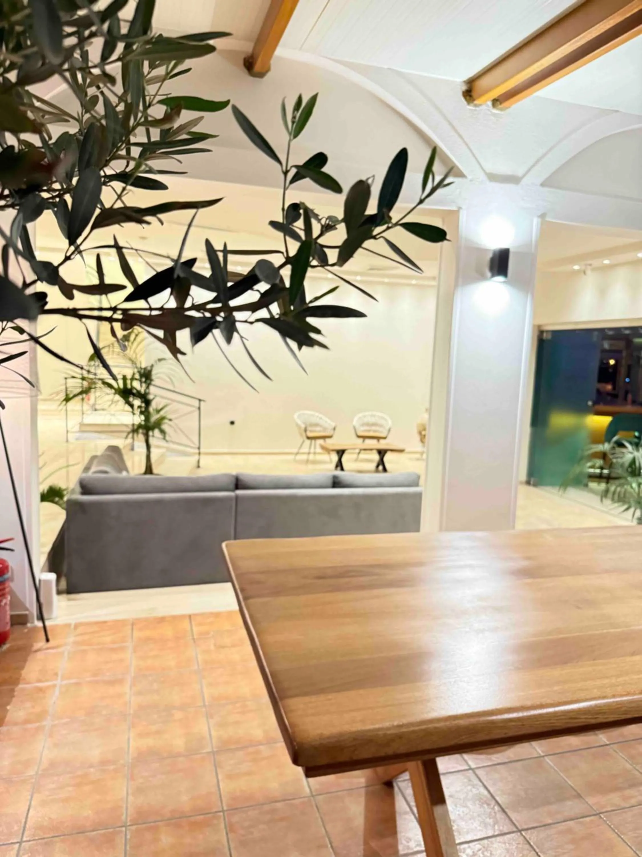 Seating area in Aeolis Hotel