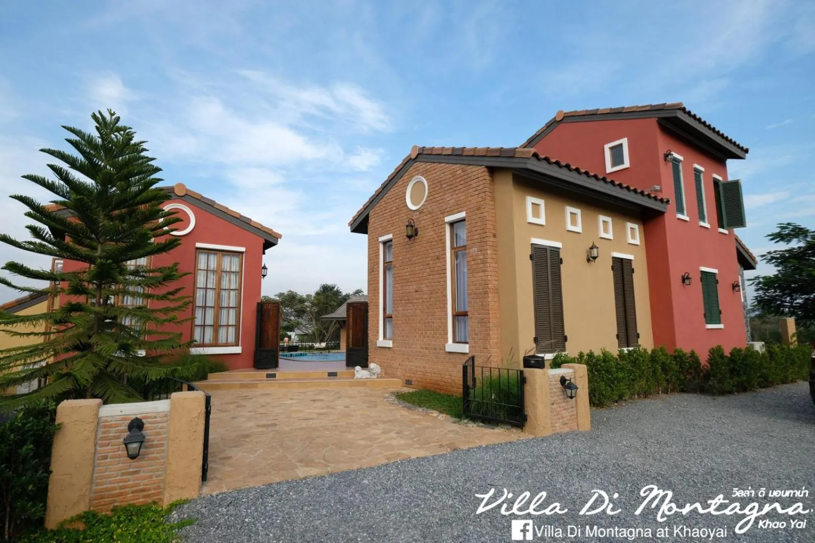 Facade/entrance in Villa Di Montagna at Khaoyai