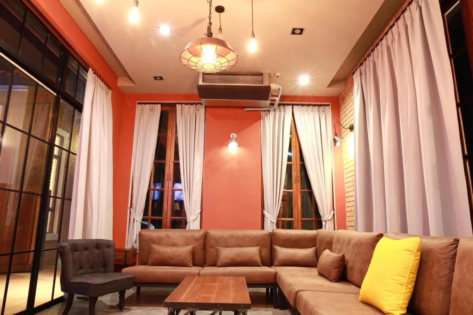 Living room in Villa Di Montagna at Khaoyai