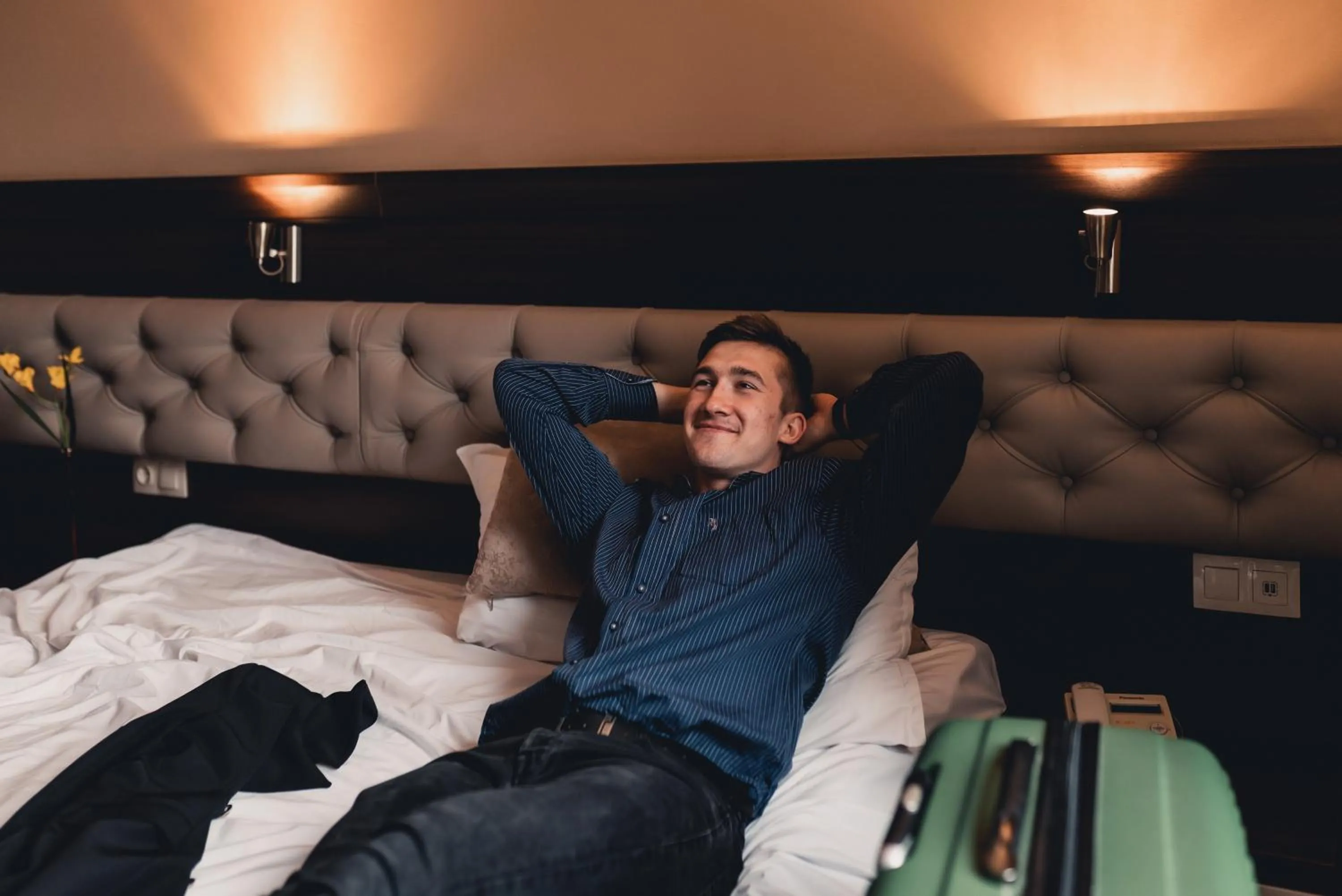 Guests, Bed in Business Hotel Plovdiv - Central Location