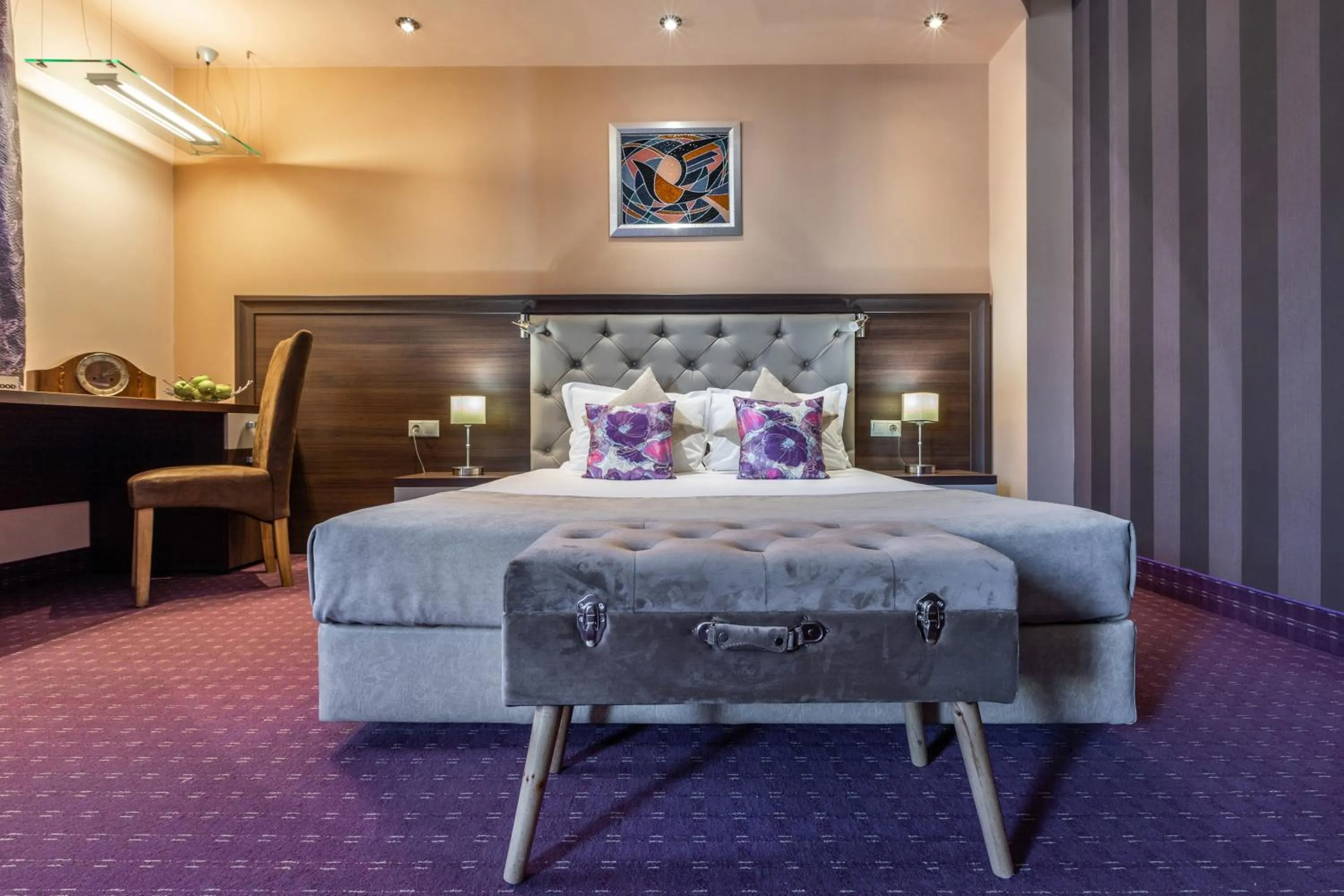 Bedroom, Bed in Business Hotel Plovdiv - Central Location