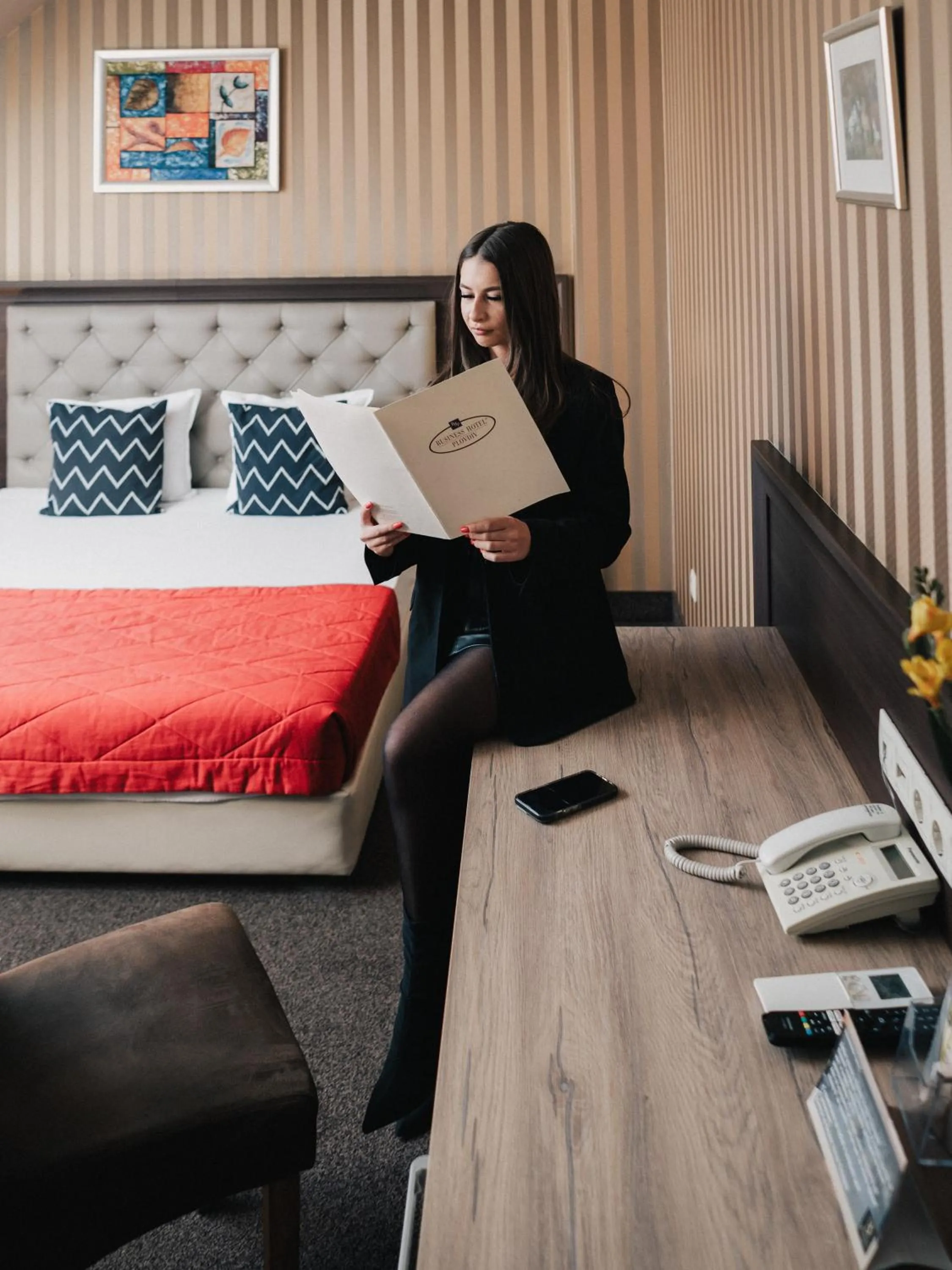 People, Bed in Business Hotel Plovdiv - Central Location