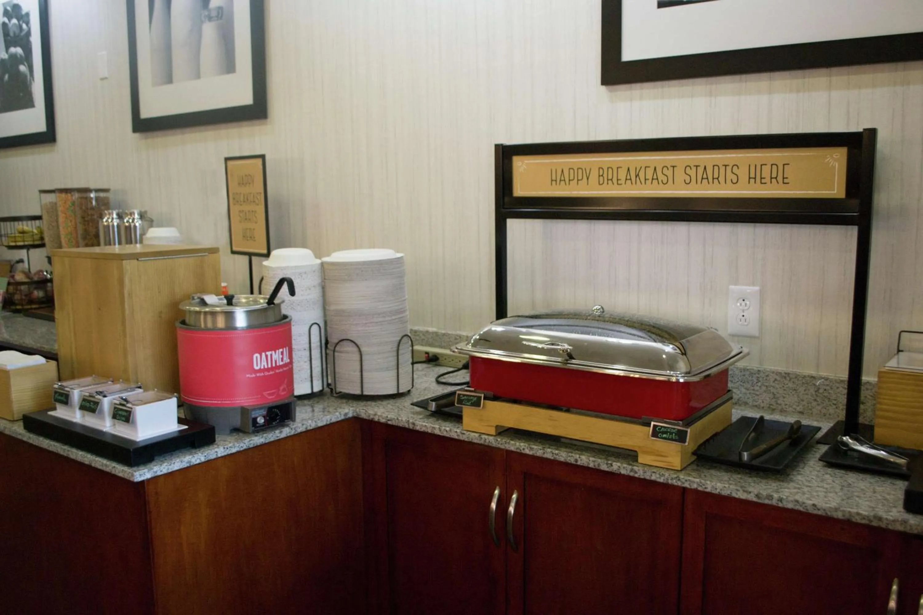 Breakfast in Hampton Inn Marion