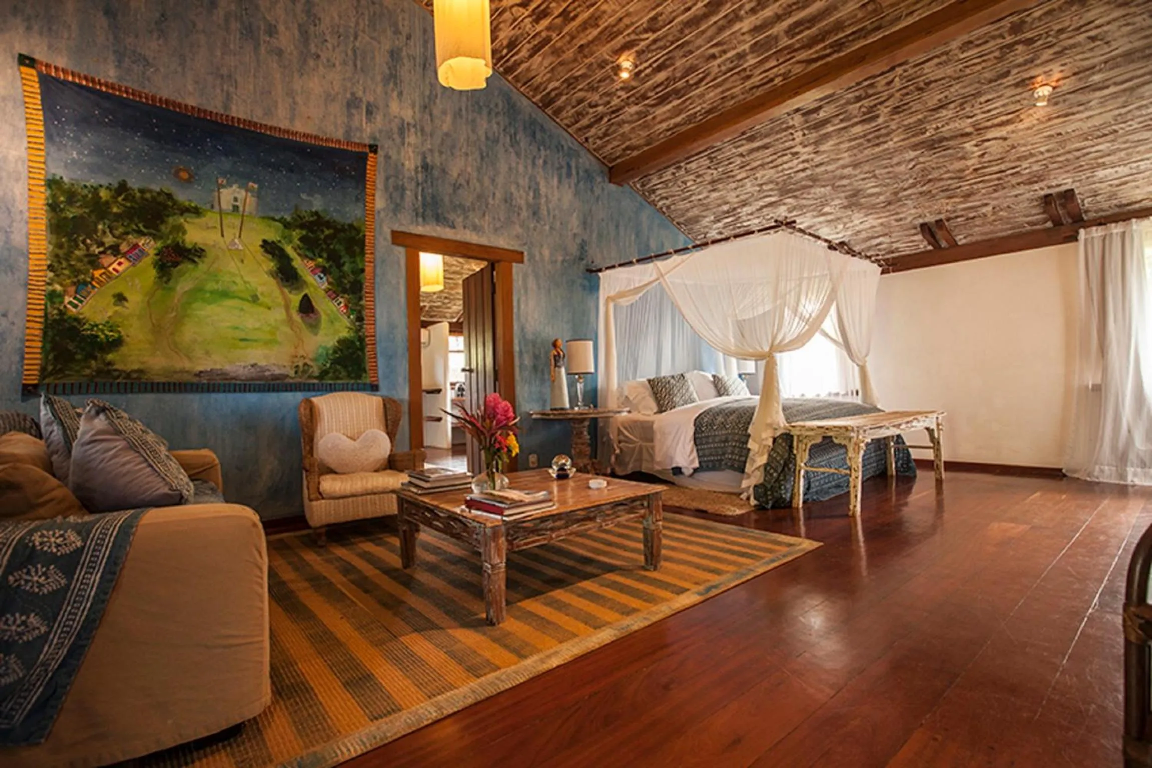 Bed in Pousada Estrela D' Água