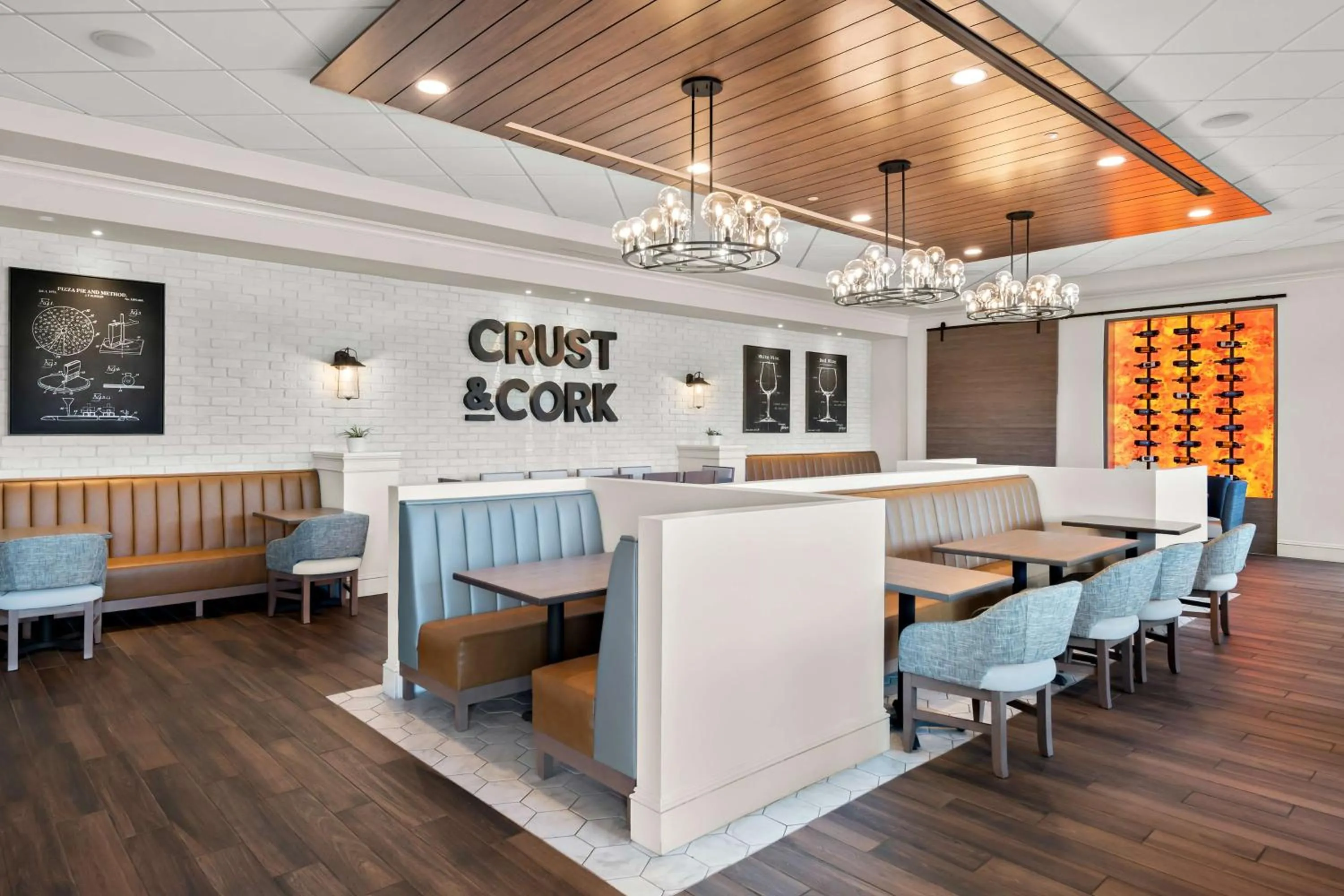 Restaurant/places to eat in Hilton Garden Inn Suffolk Riverfront