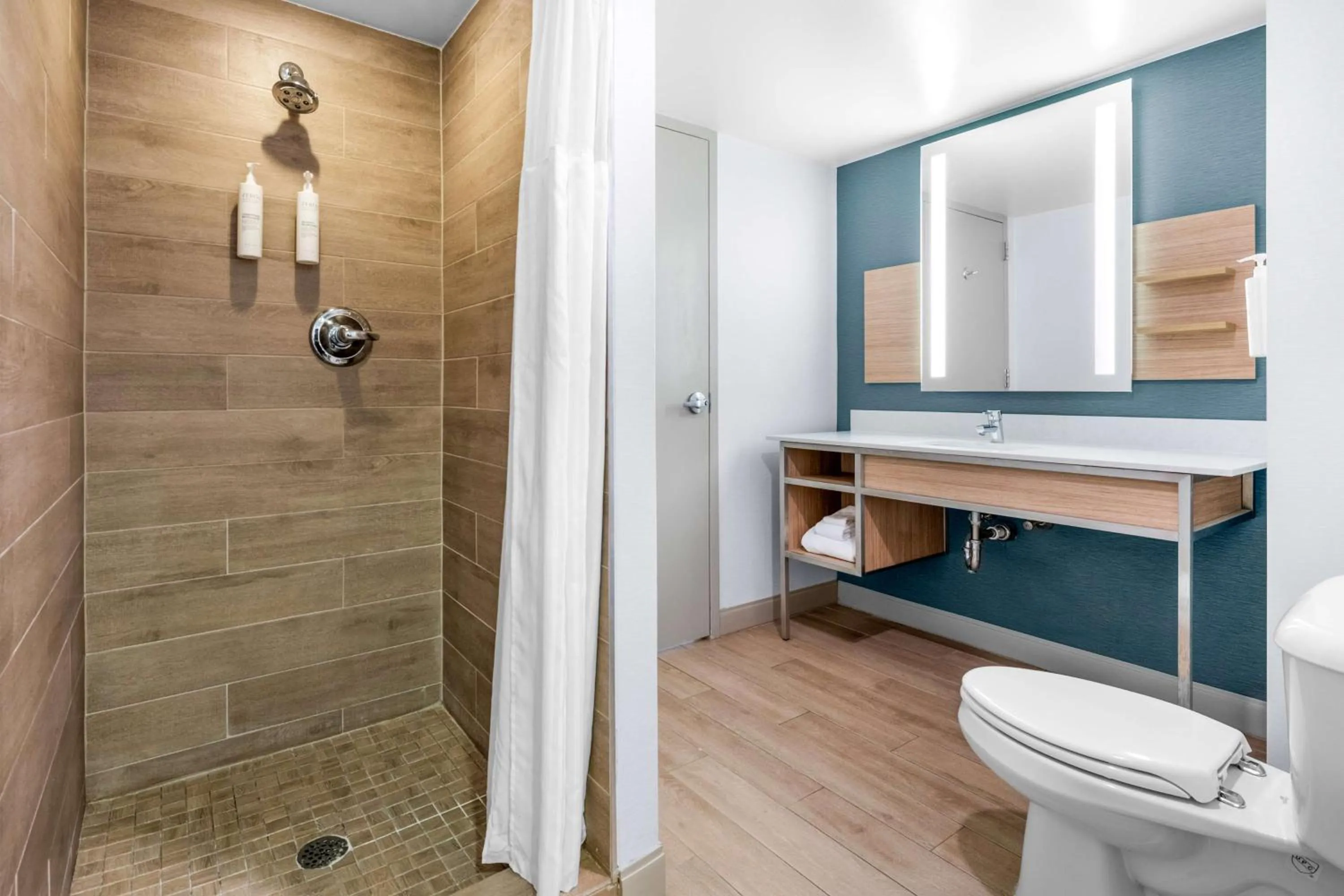 Bathroom in Hilton Garden Inn Suffolk Riverfront