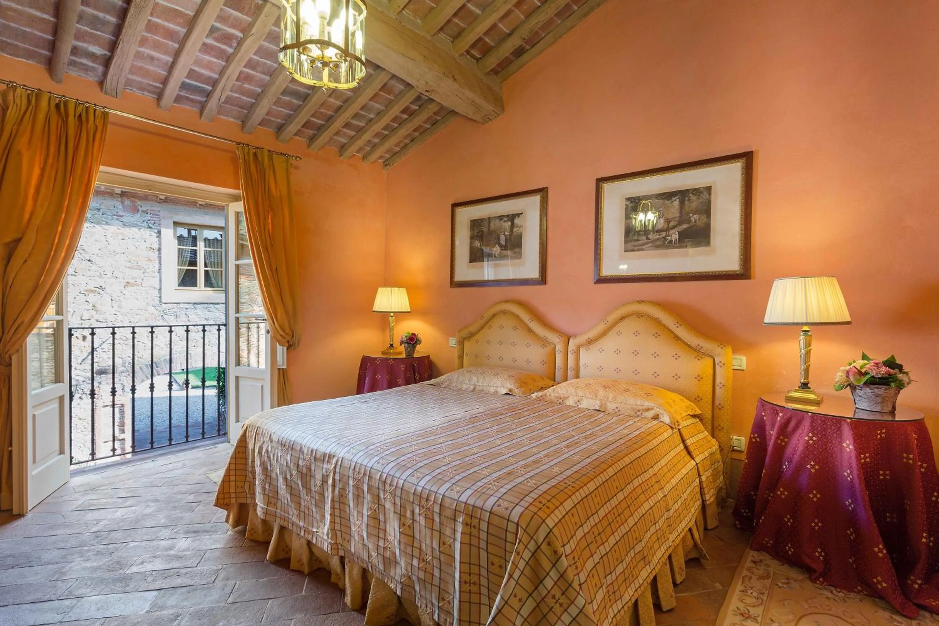 Bedroom in Coselli 's Collection. Luxury Villas Rental