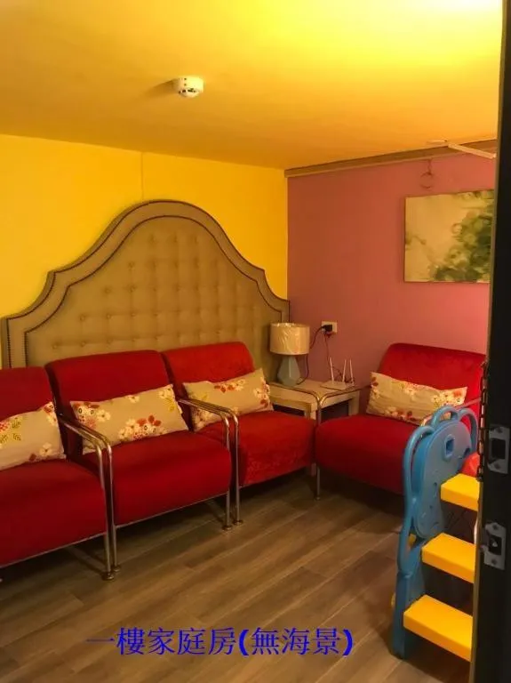 Living room, Bed in Sea Forest Homestay