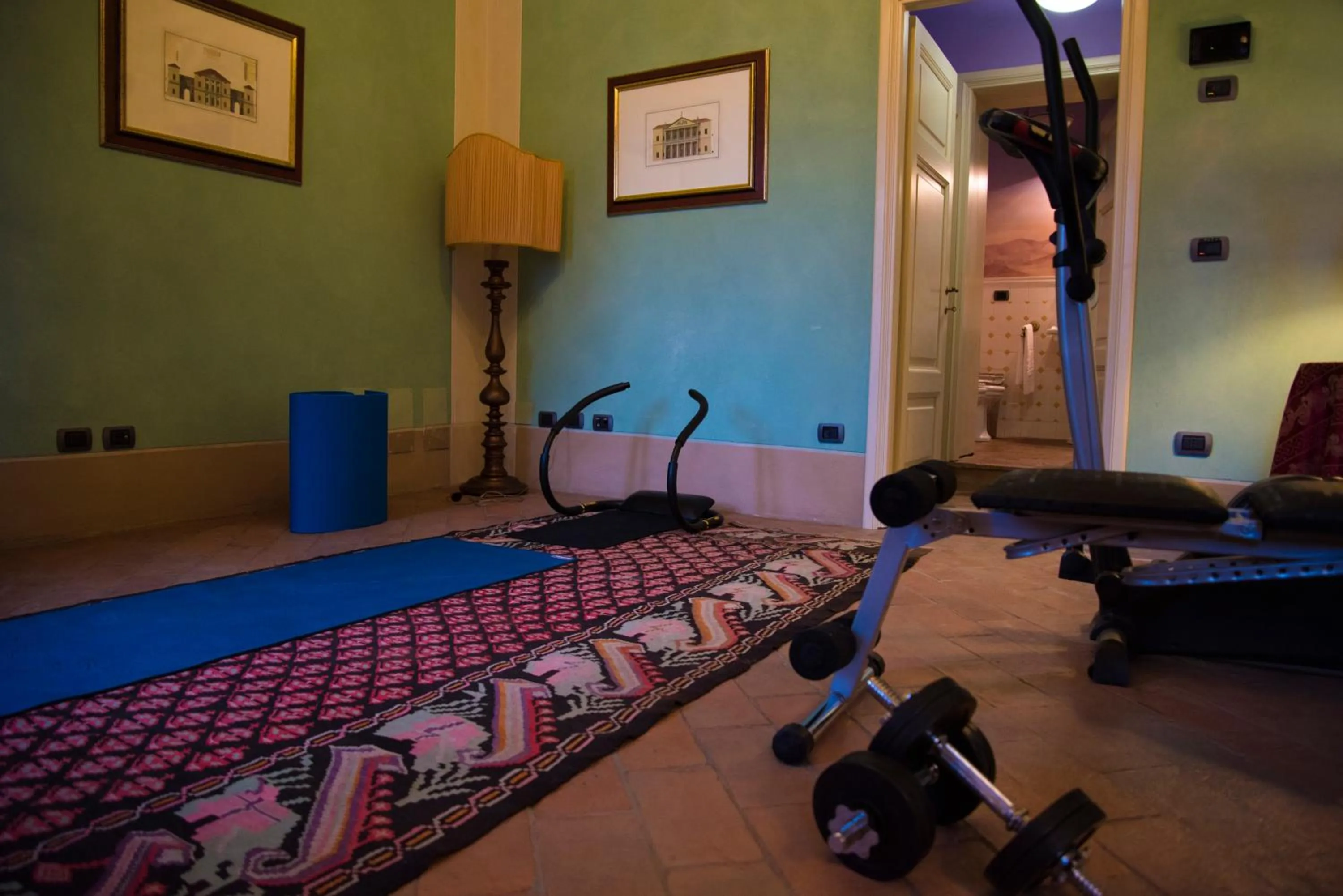 Fitness centre/facilities in Coselli's luxury Villas