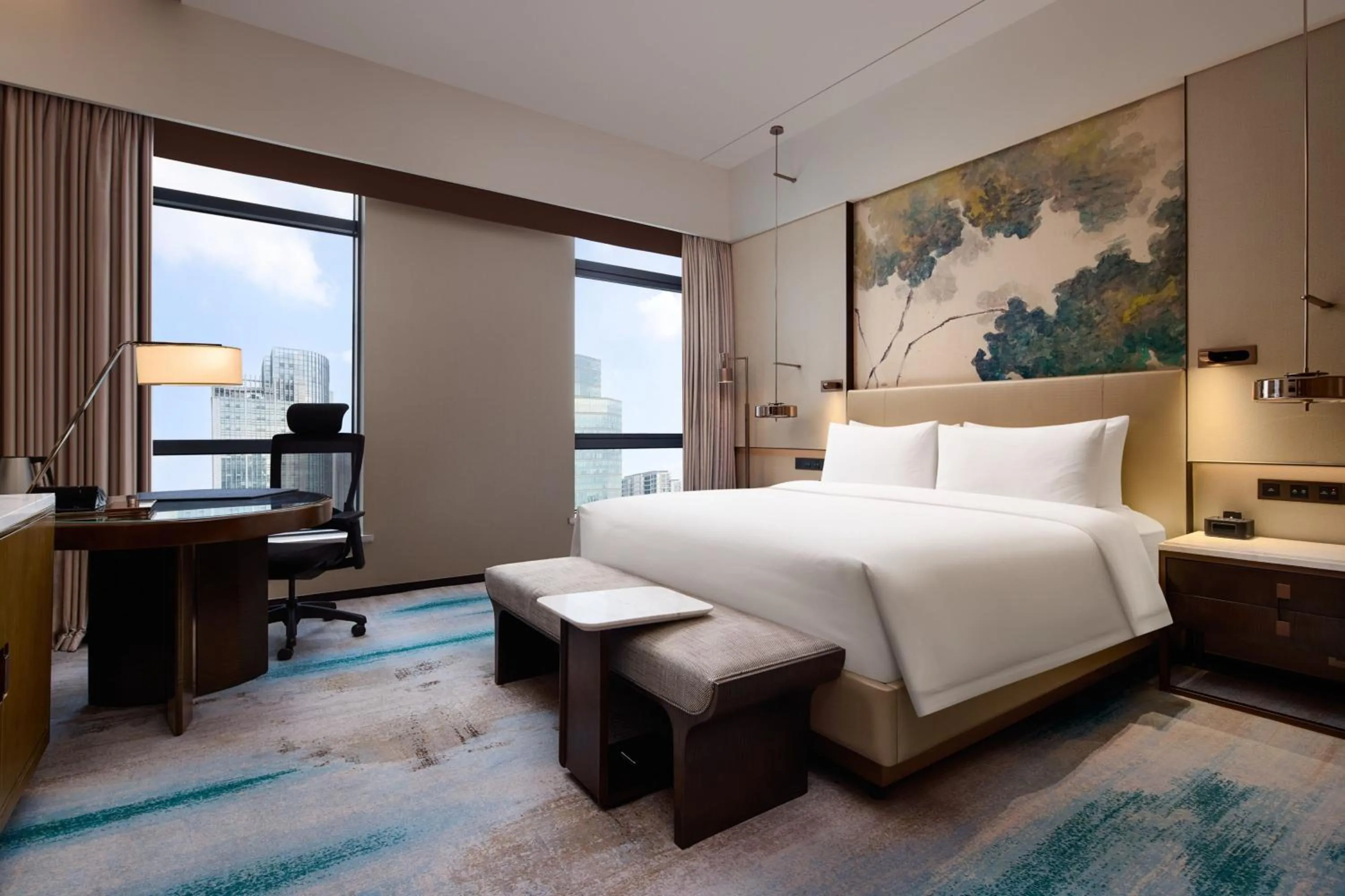 Photo of the whole room, Bed in Grand New Century Hotel, Hangzhou Boao, A Tribute Portfolio Hotel