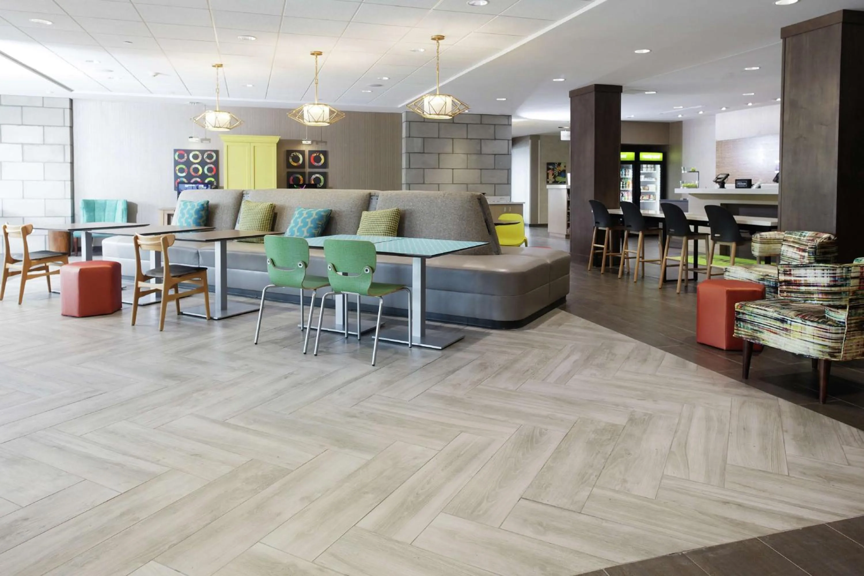 Lobby or reception in Home2 Suites By Hilton Louisville Airport Expo Center