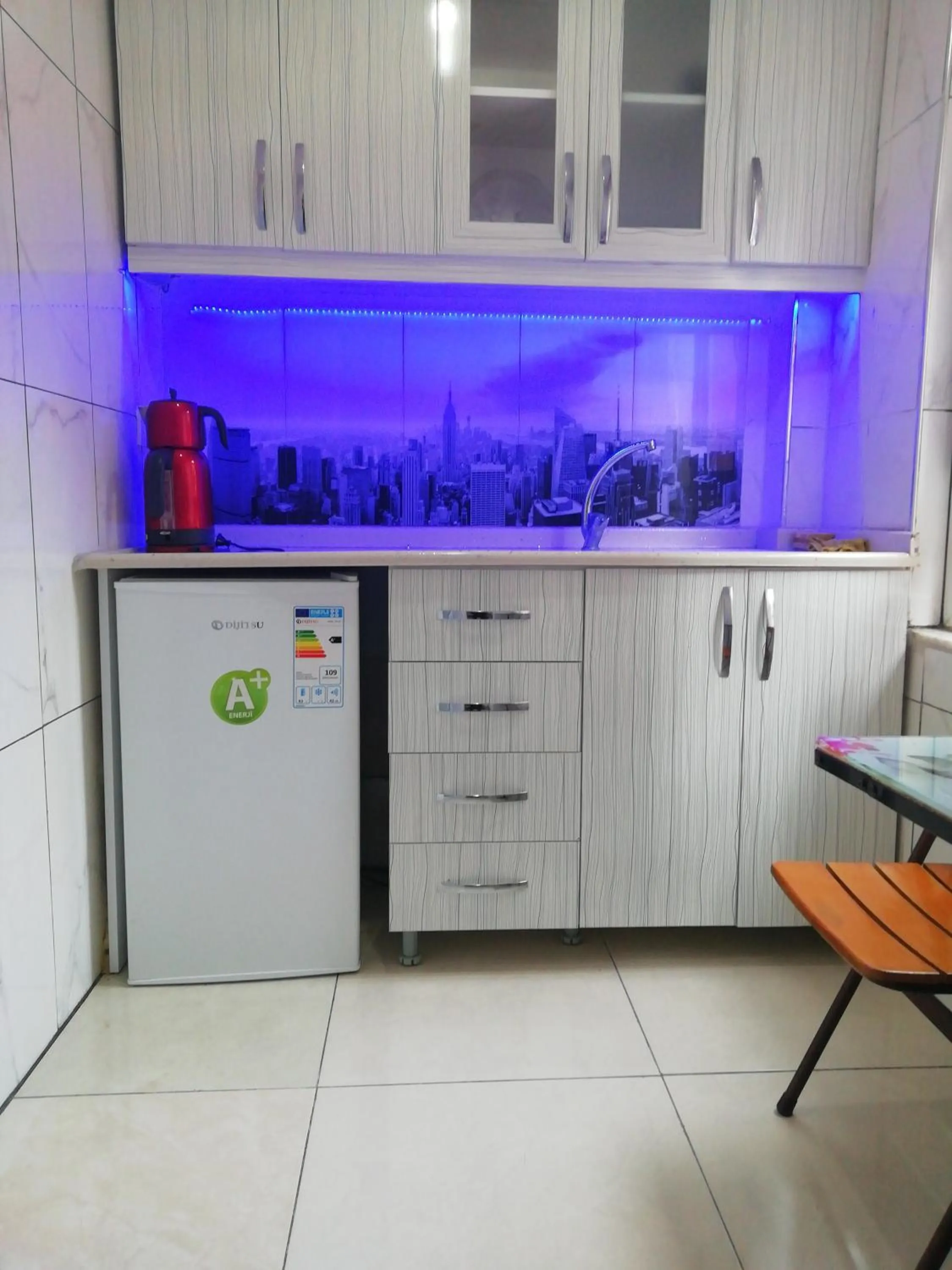 Kitchen or kitchenette in Erkal Pension