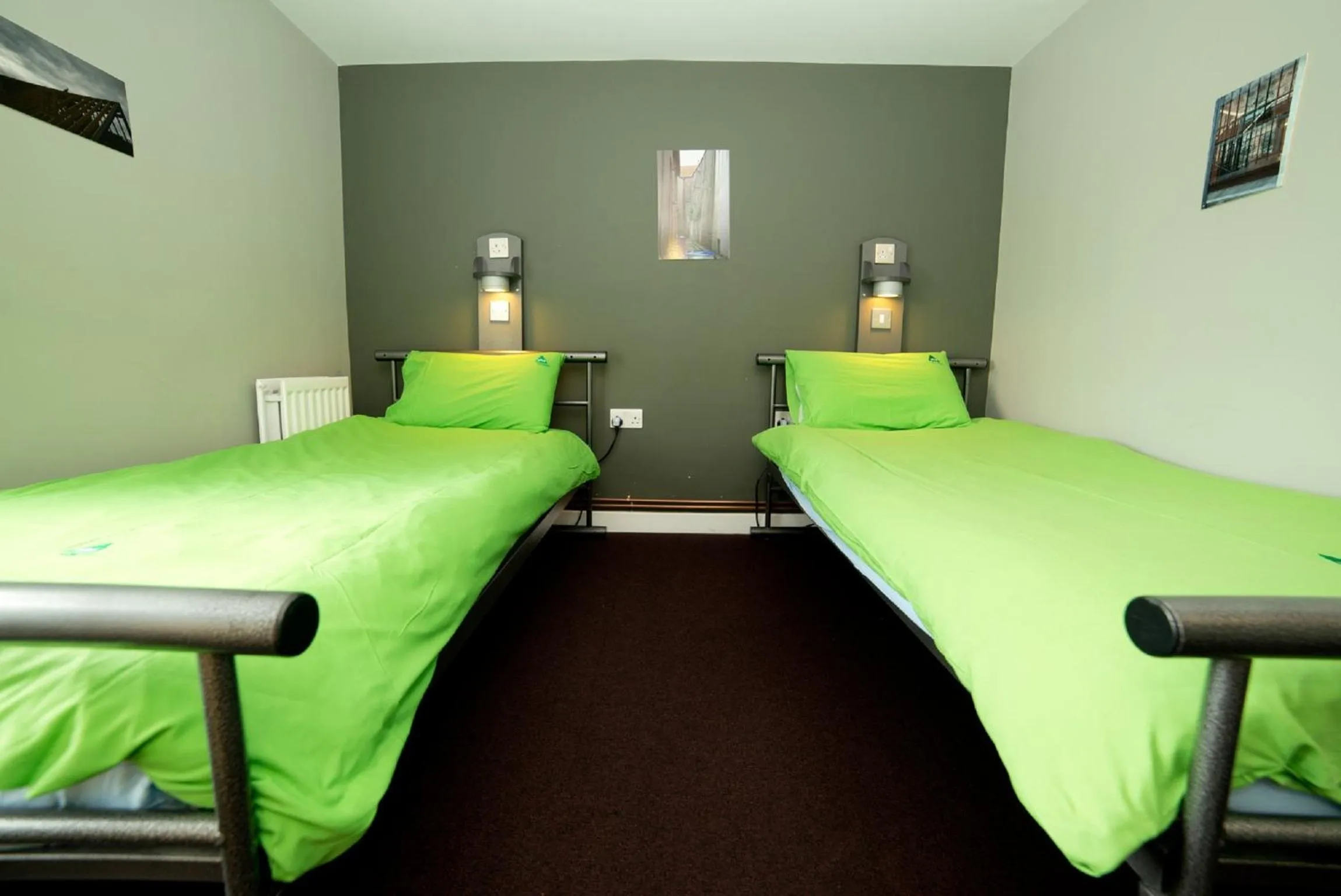 Bed in YHA Berwick