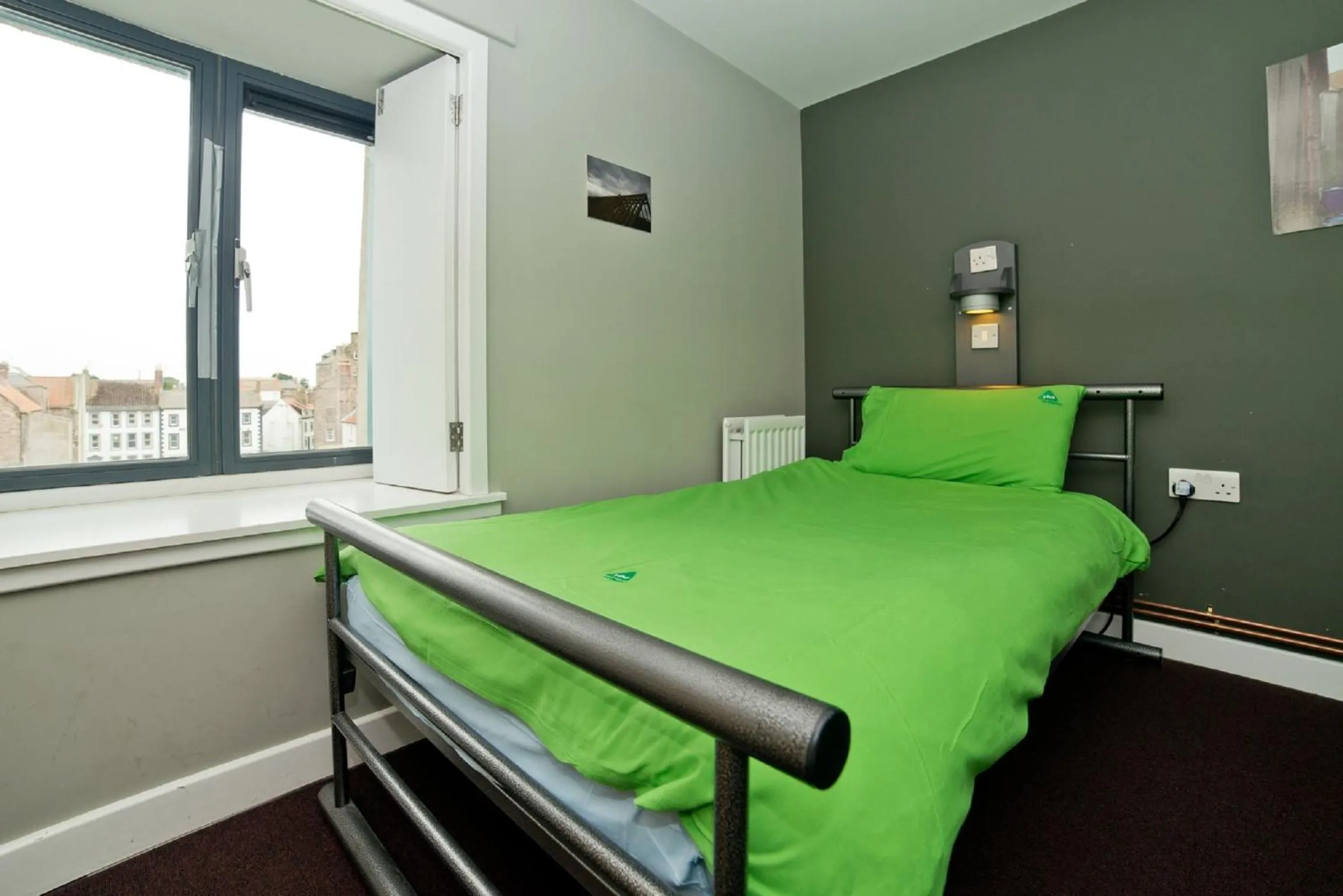 Bed in YHA Berwick