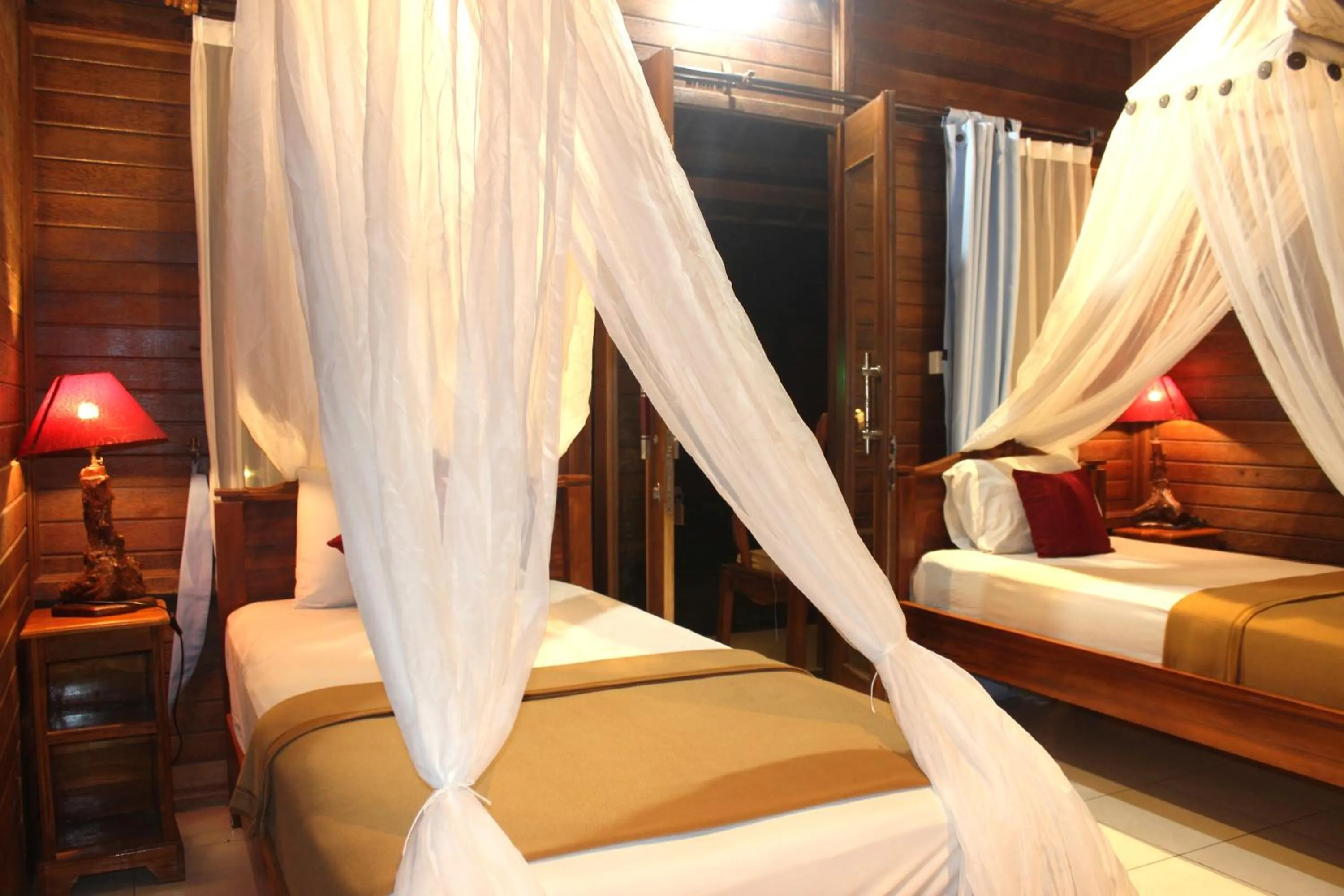 Bed in Boga Segara Villa And Resto