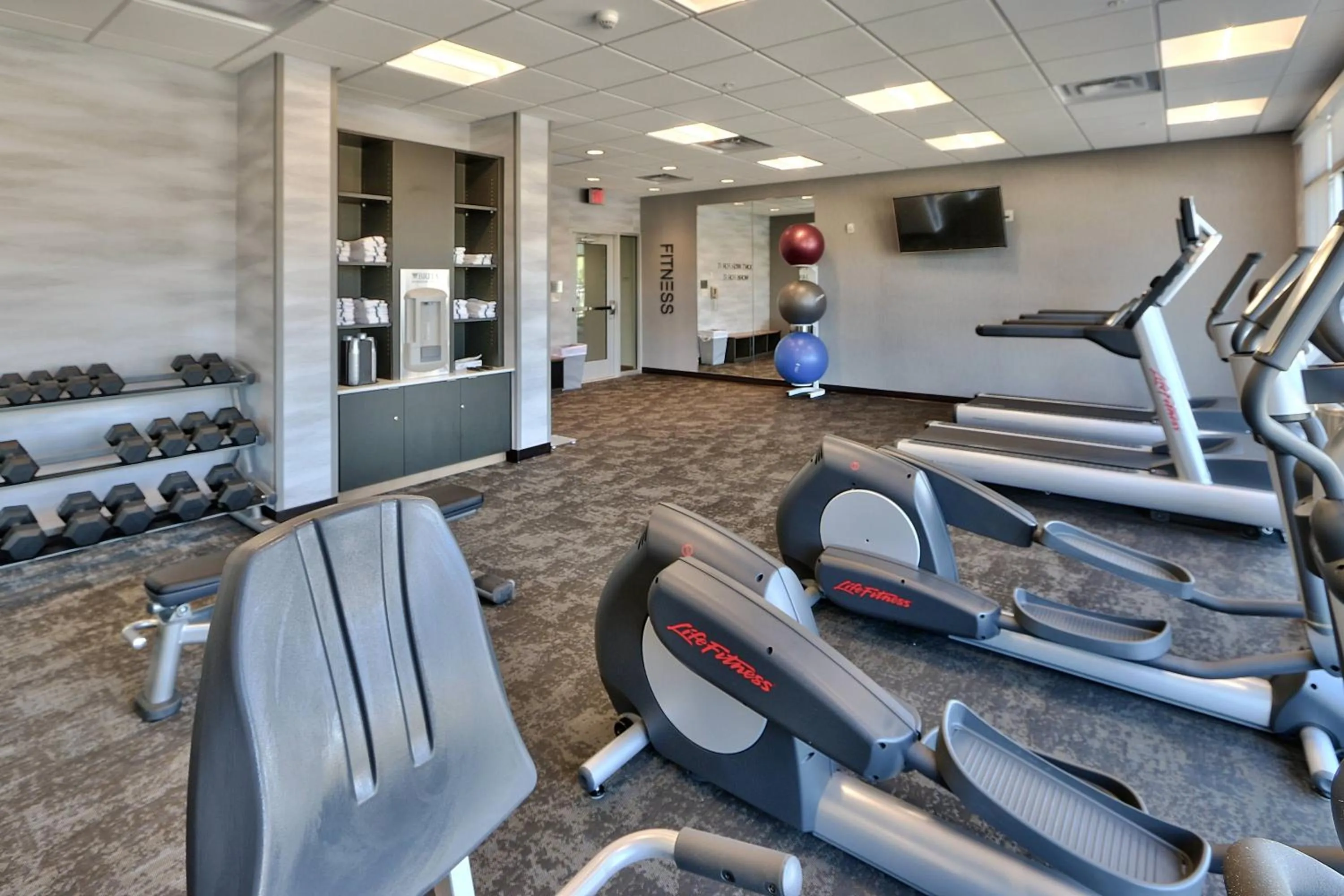 Fitness centre/facilities in Fairfield Inn & Suites by Marriott Albuquerque North